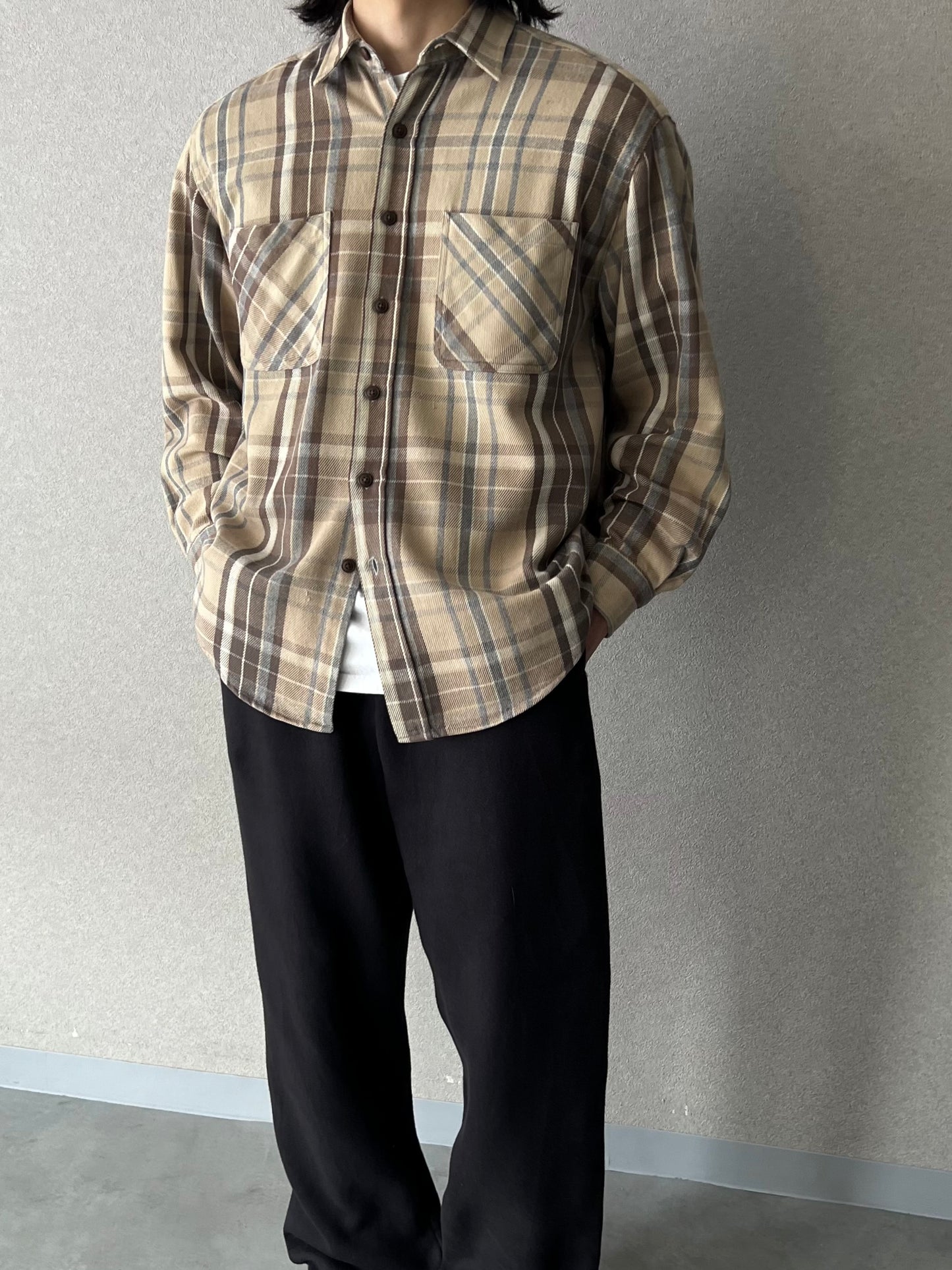 00's ST.JHONS'BAY flannel shirt