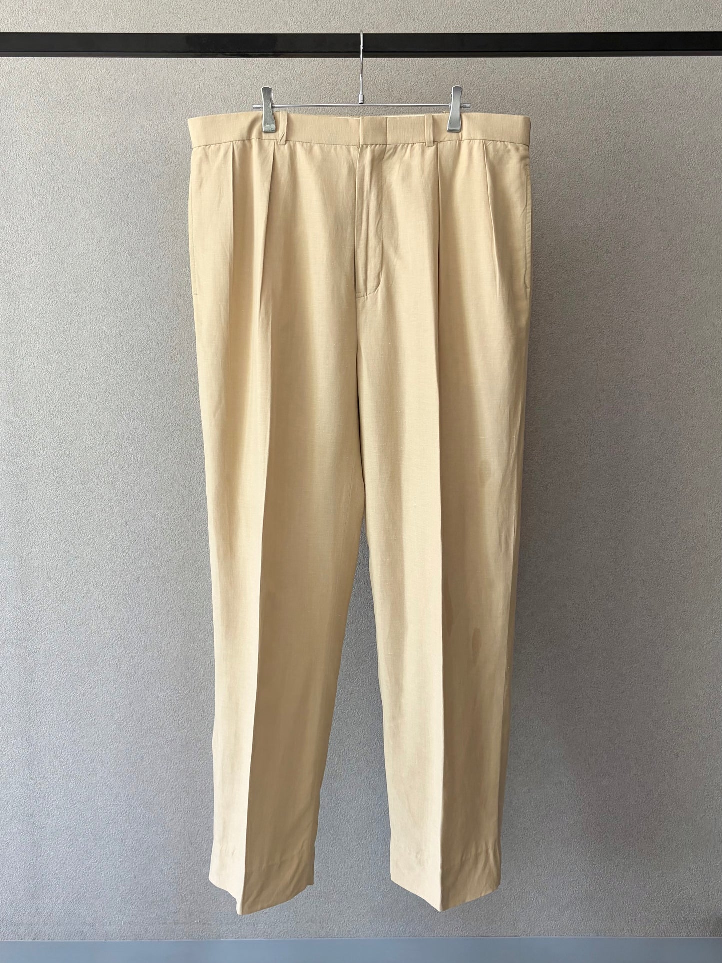 00's Polo Ralph Lauren linen×silk slacks