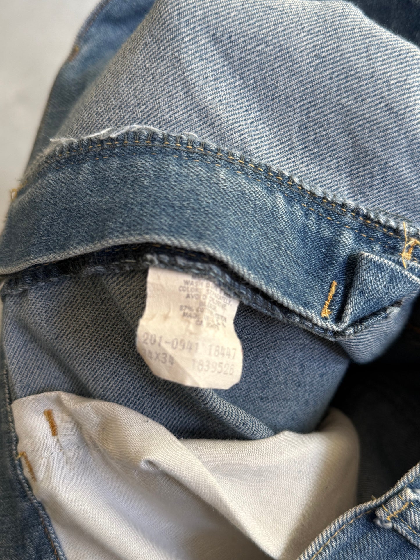 80's Lee denim pants "Made in USA"