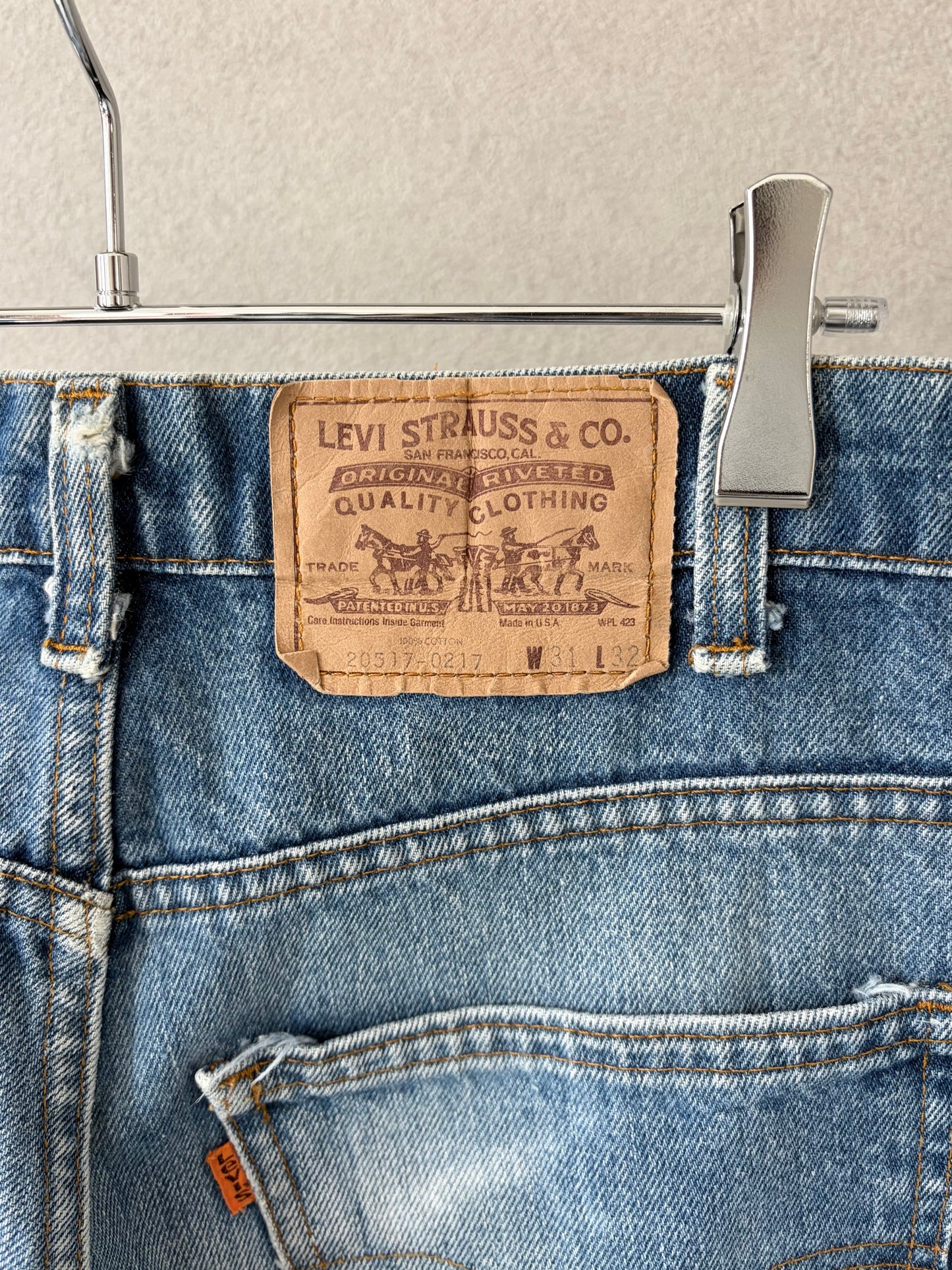 80's Levi's 517 denim pants "Made in USA"