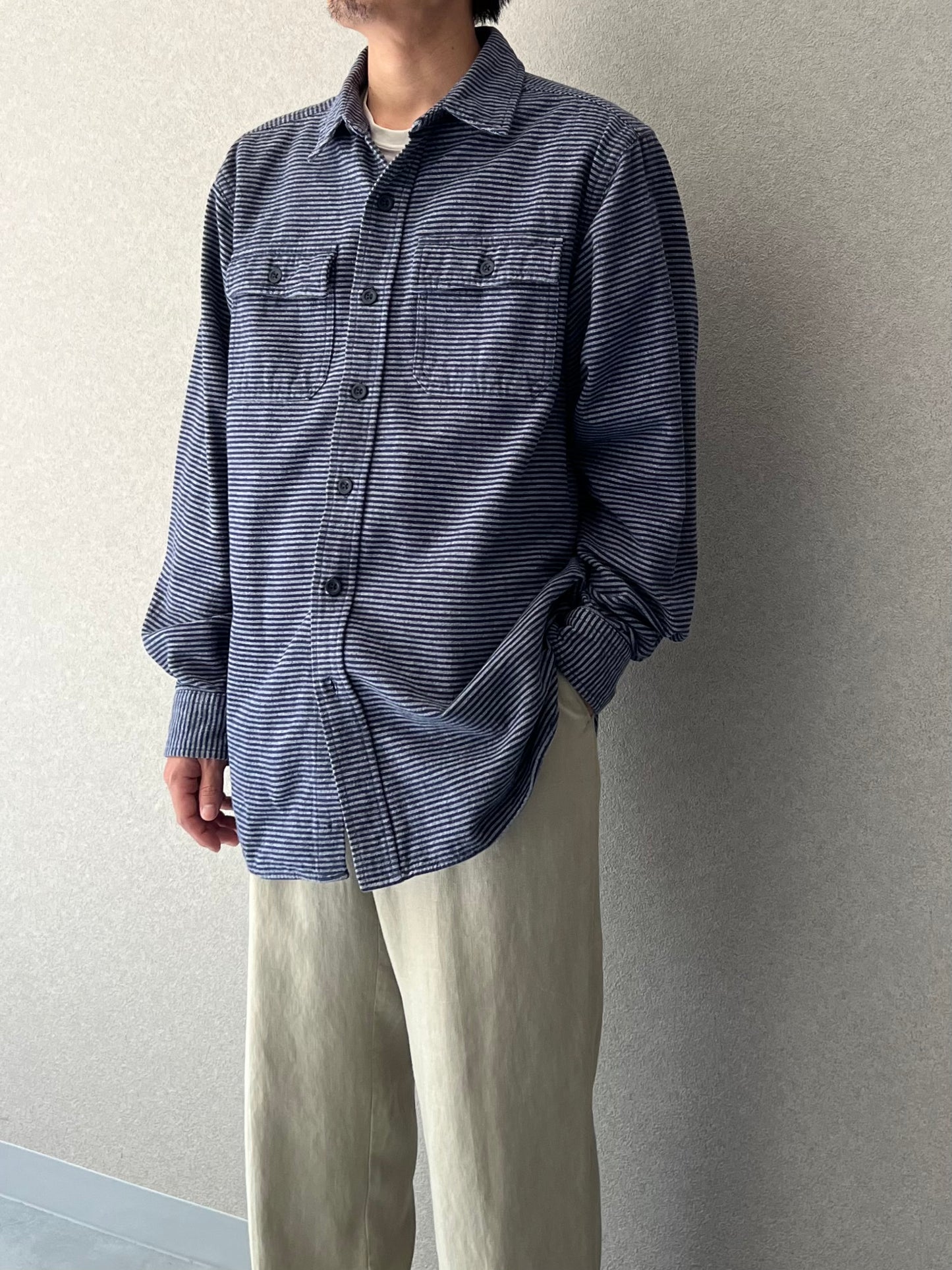 00's L.L.Bean chamois cloth shirt