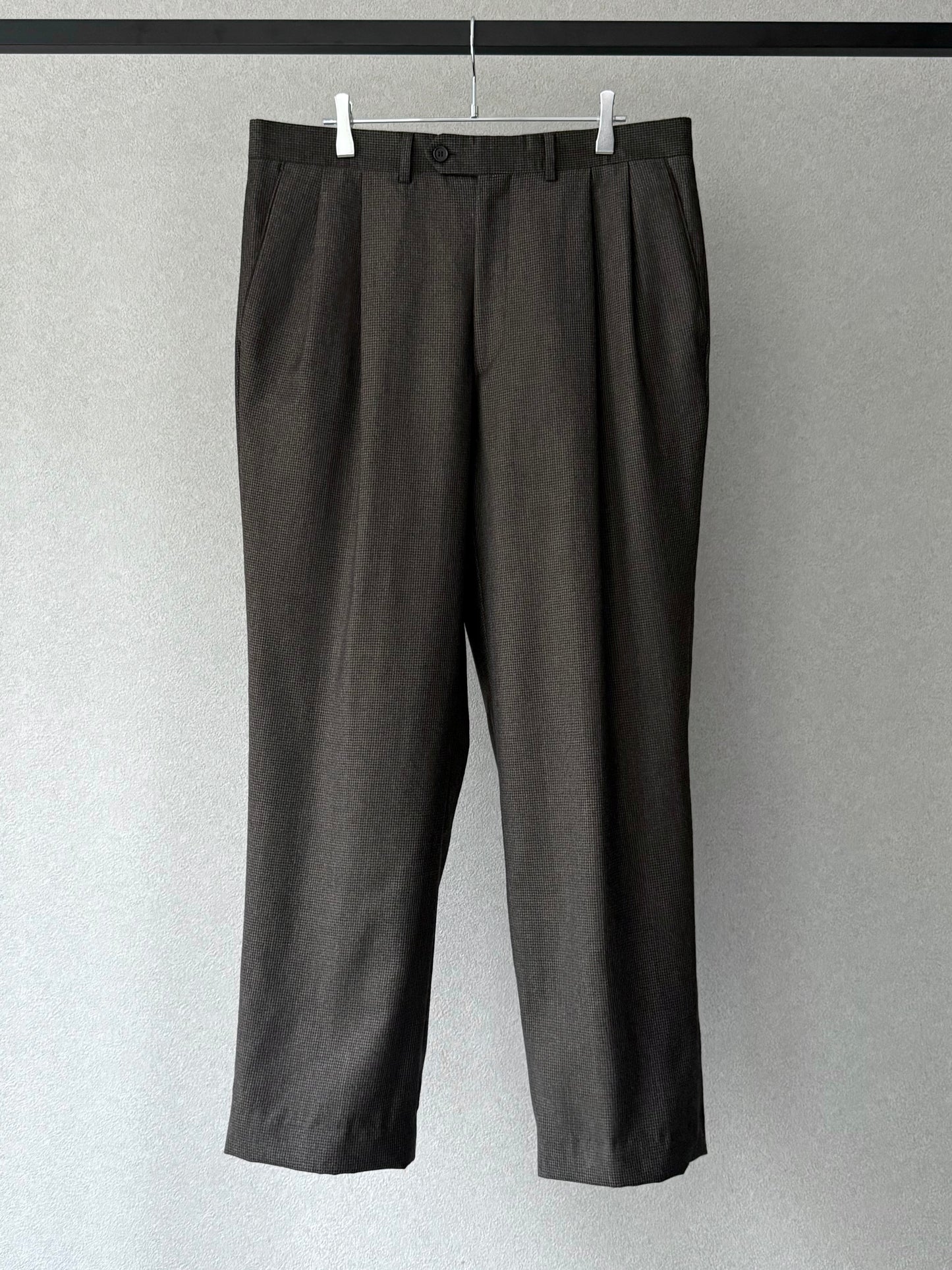 00's Santorelli wool flannel slacks "Made in ITALY"