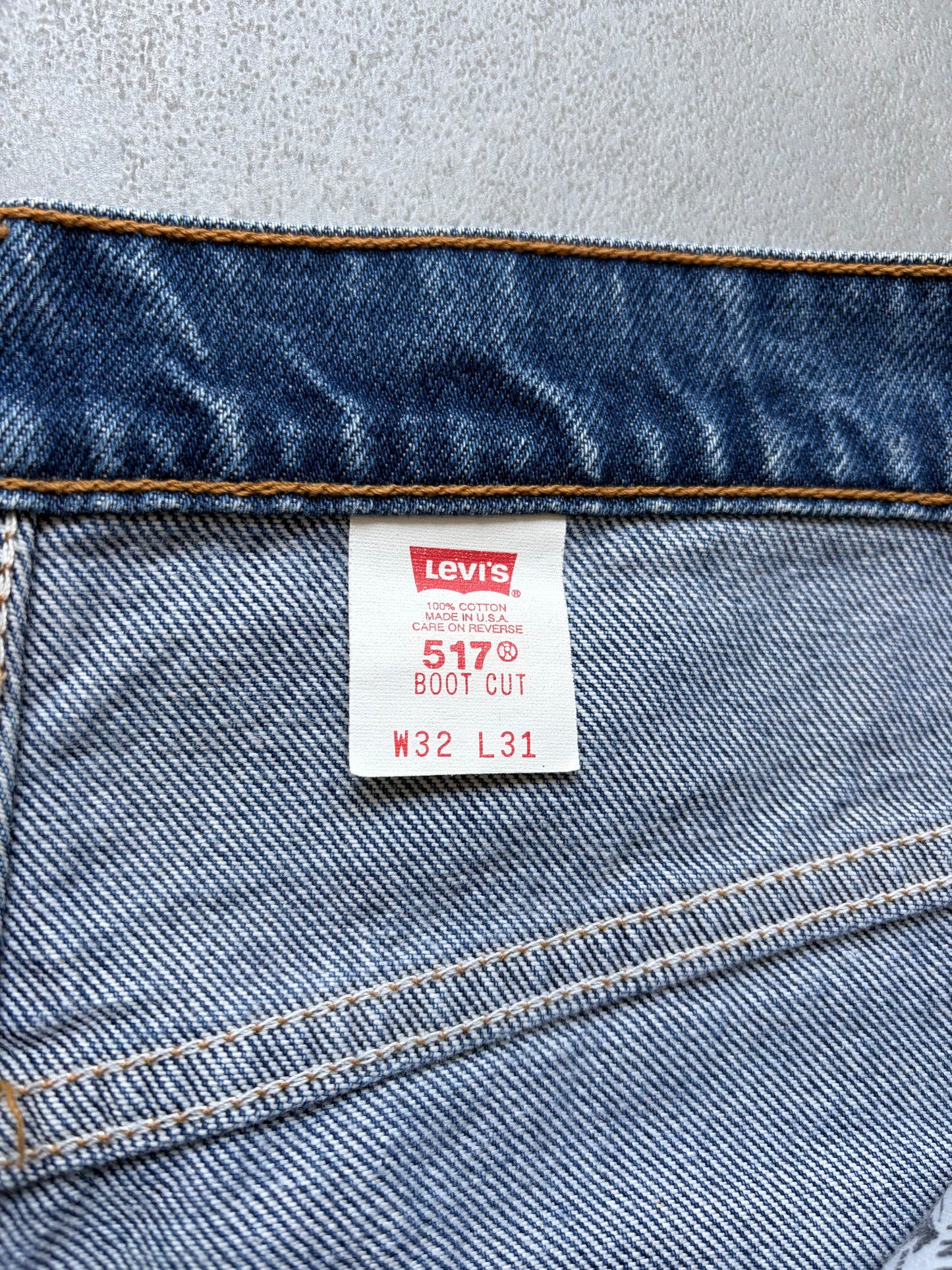 90's Levi's 517 denim pants "Made in USA"