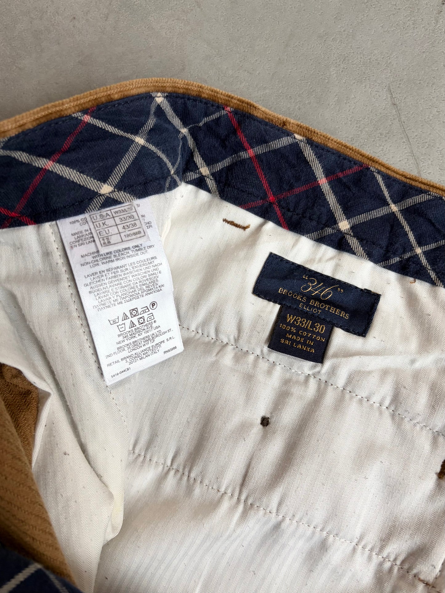 00's Brooks Brothers corduroy pants