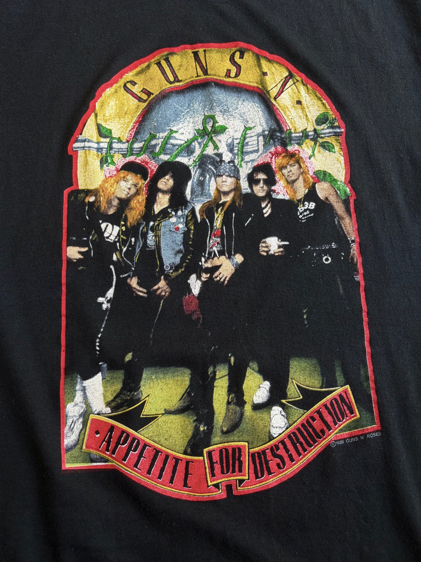 80's GUNS N’ ROSES music t-shirt "Made in USA"