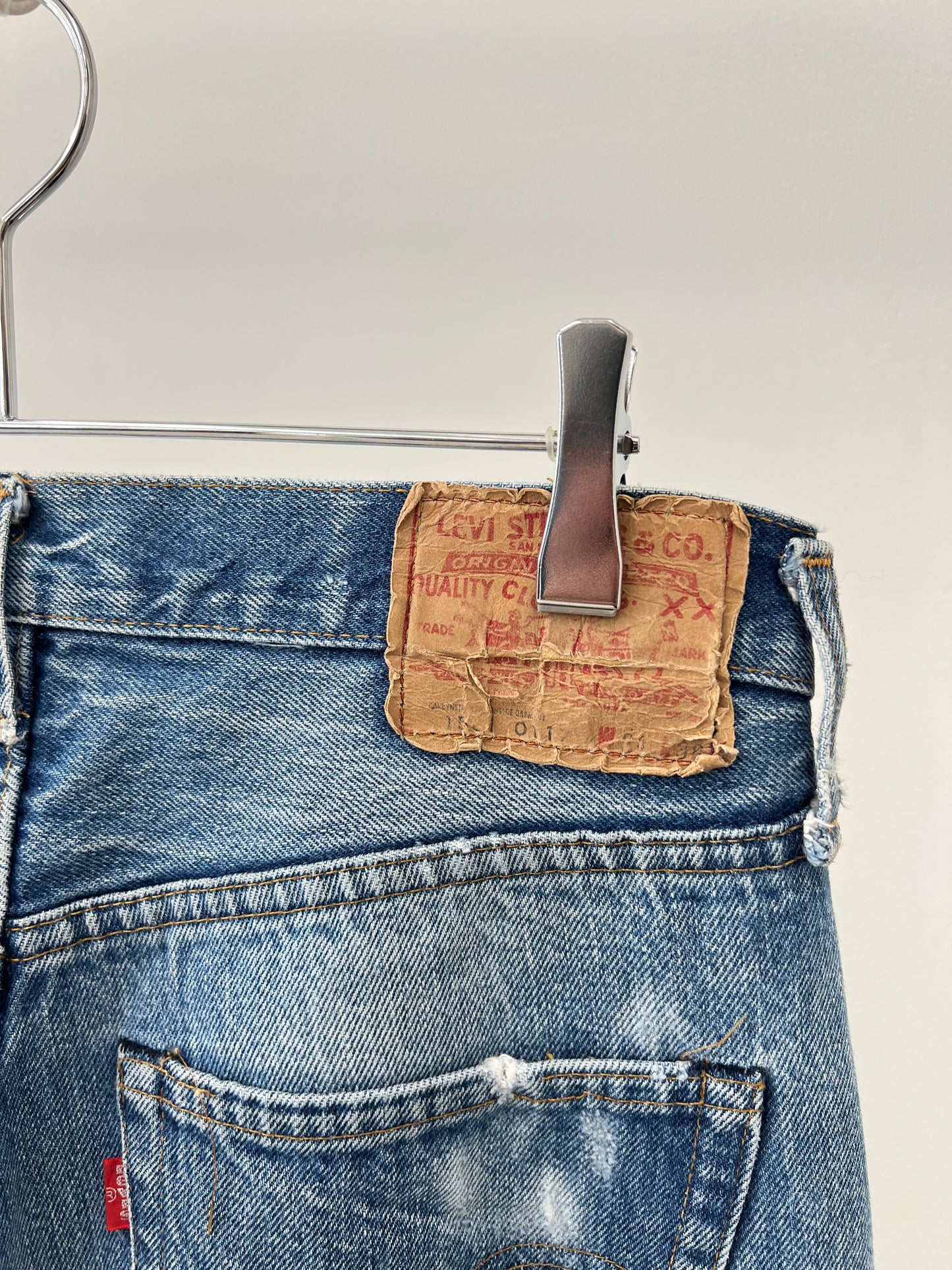 70's〜 Levi's 501 denim pants "66 chain"