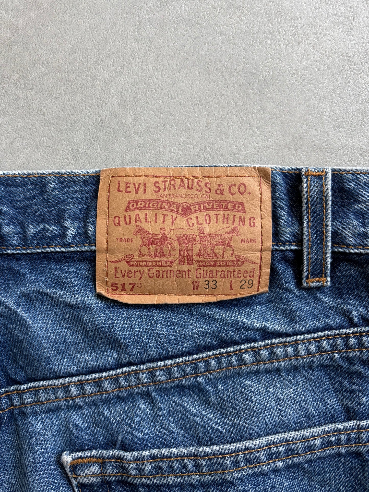 90's Levi's 517 denim pants "Made in USA"