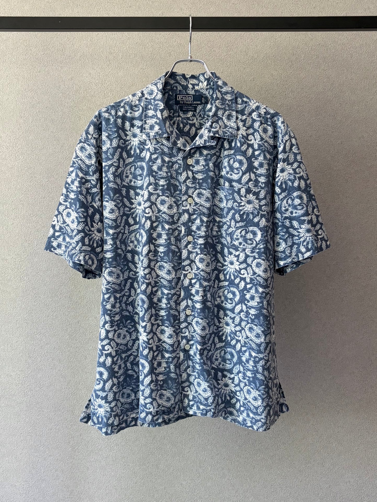 90's Polo Ralph Lauren open collar shirt "CALDWELL"