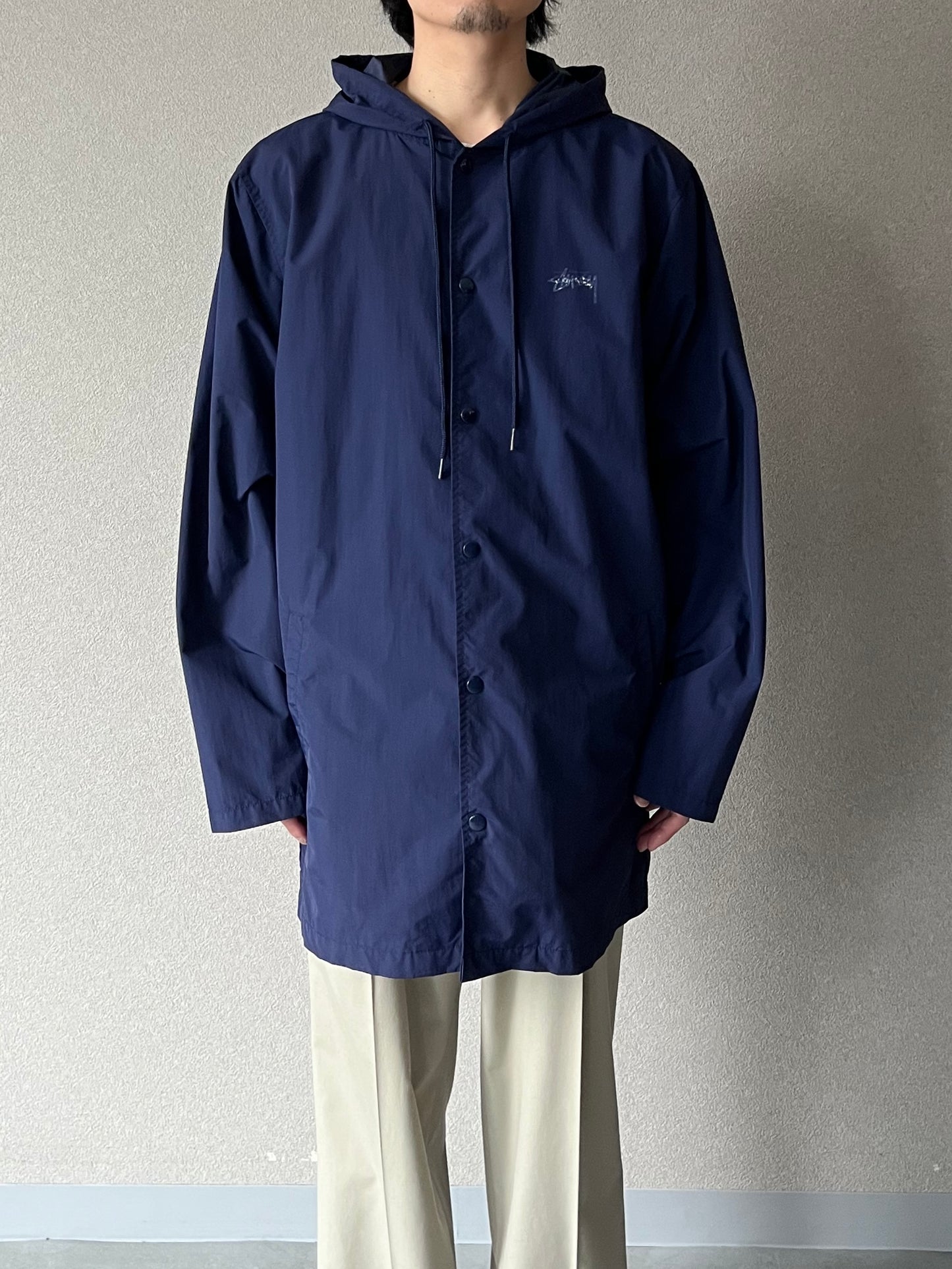 stussy nylon coat