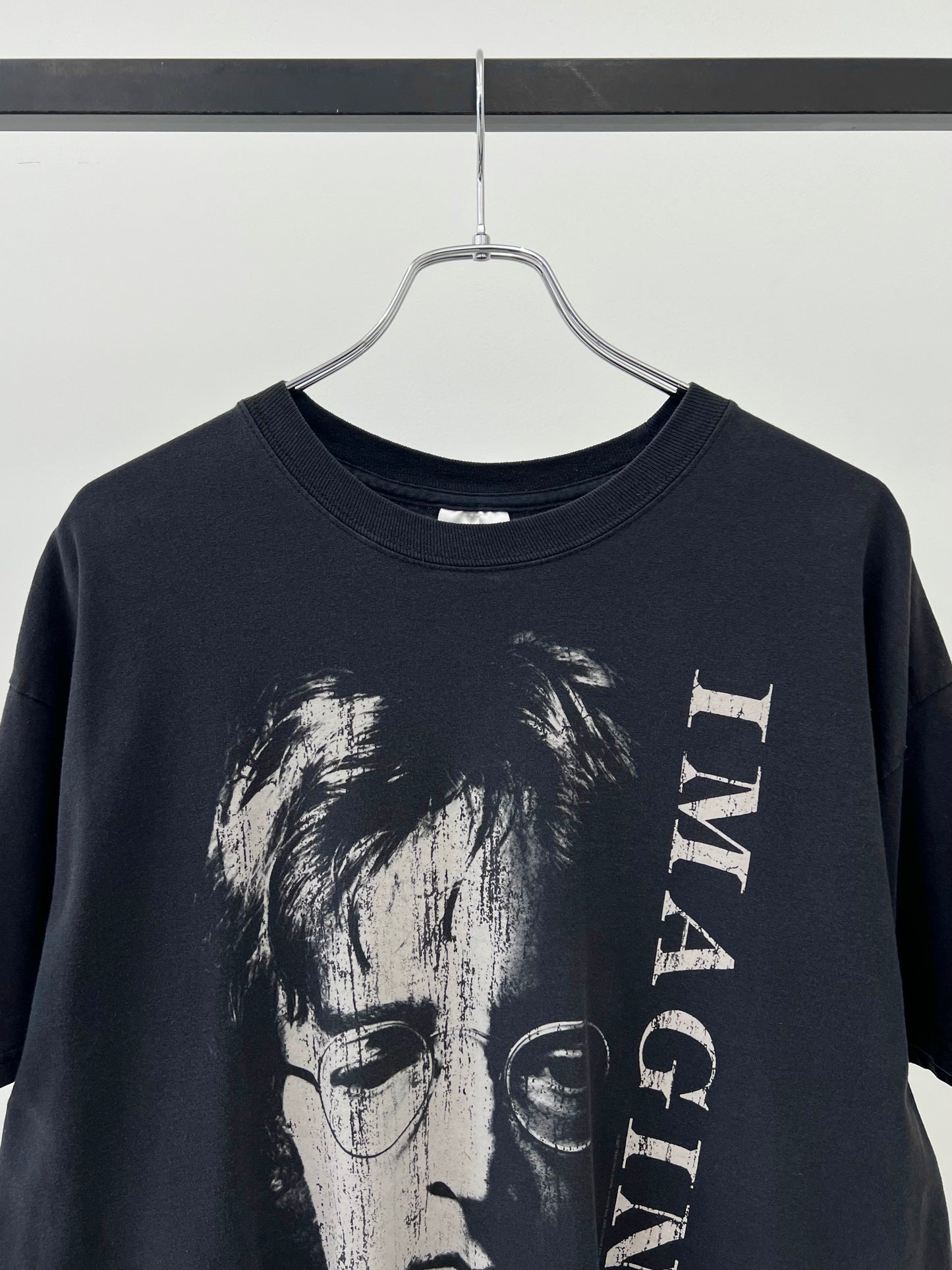 00's John Lennon music t-shirt "IMAGINE"