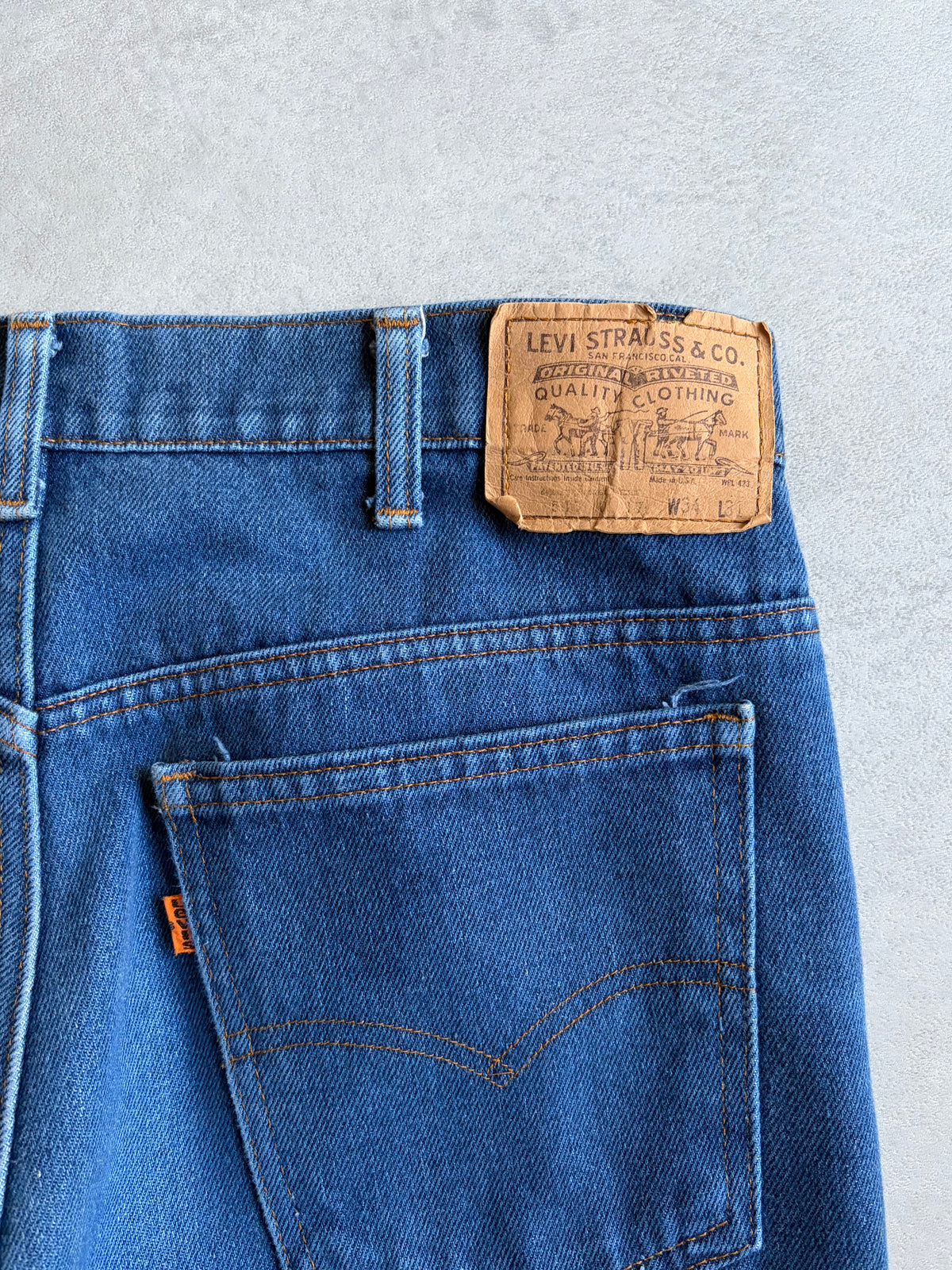 80's Levi's 517 stretch denim pants "Made in USA"
