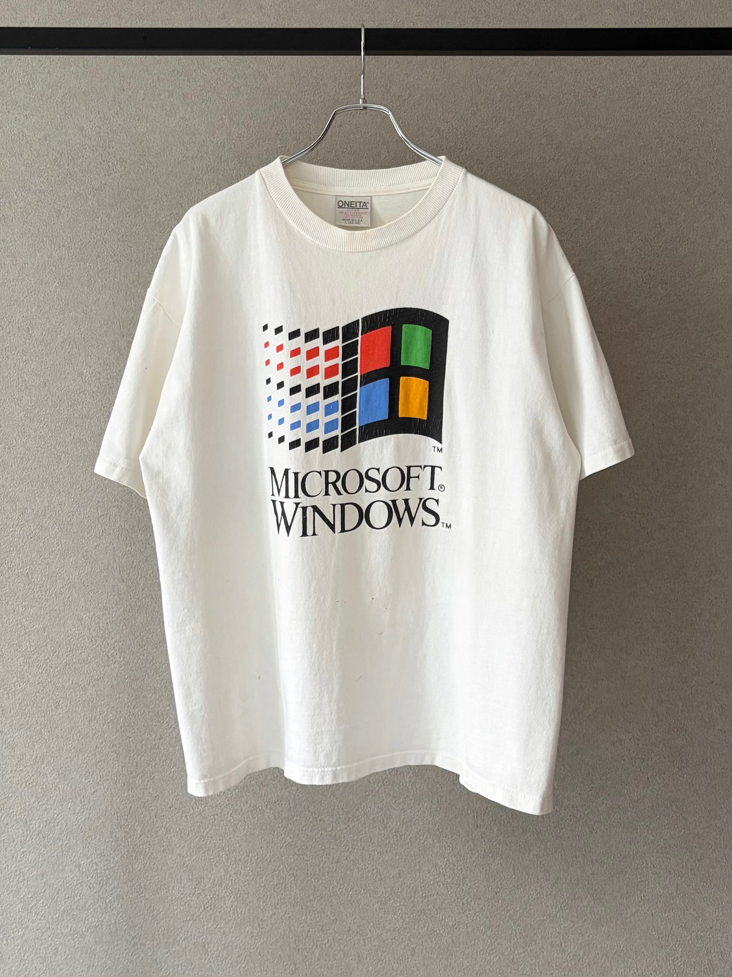 90's Microsoft Windows print t-shirt "Made in USA"
