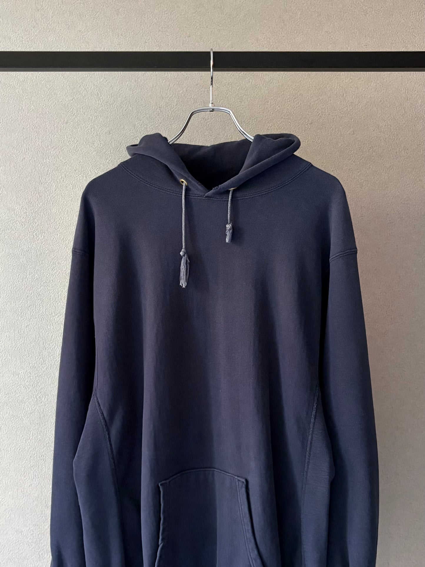 80's Champion × LANDS END REVERSE WEAVE hoodie "Made in USA"