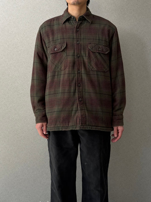 80's〜 OZARK TRAIL fleece lining flannel shirts