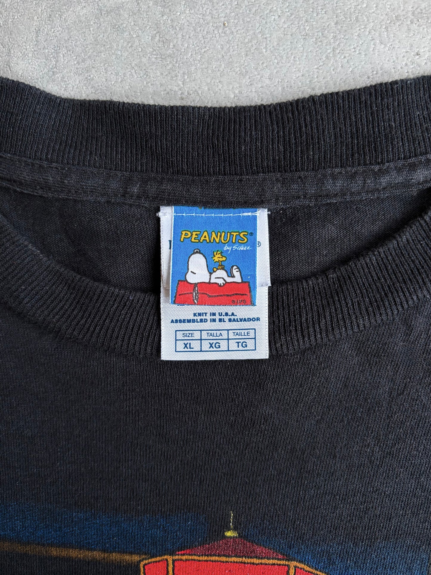 00's PEANUTS print t-shirt