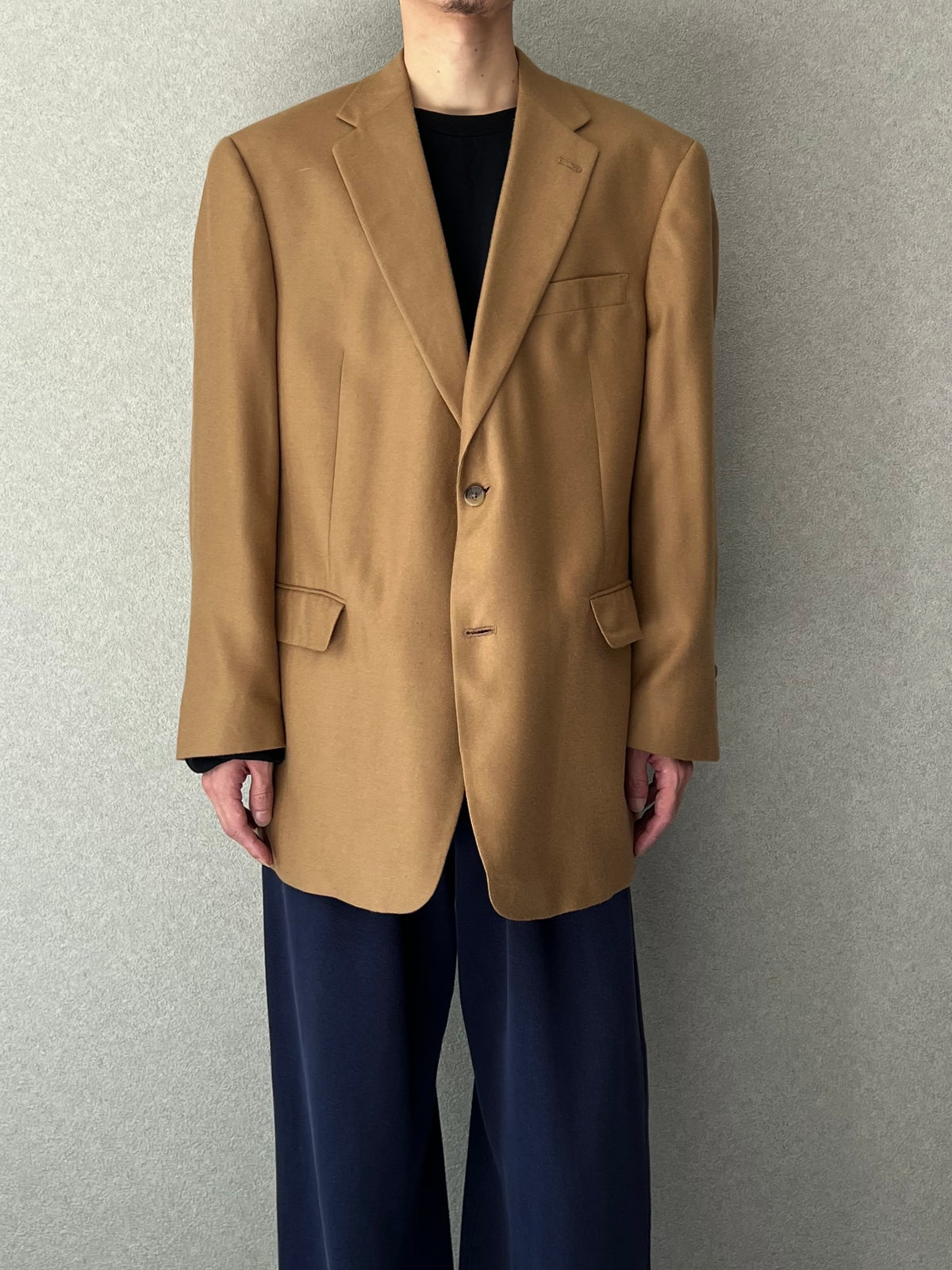 90's Dillard's × Loro Piana cashmere tailored jacket "Made in USA"
