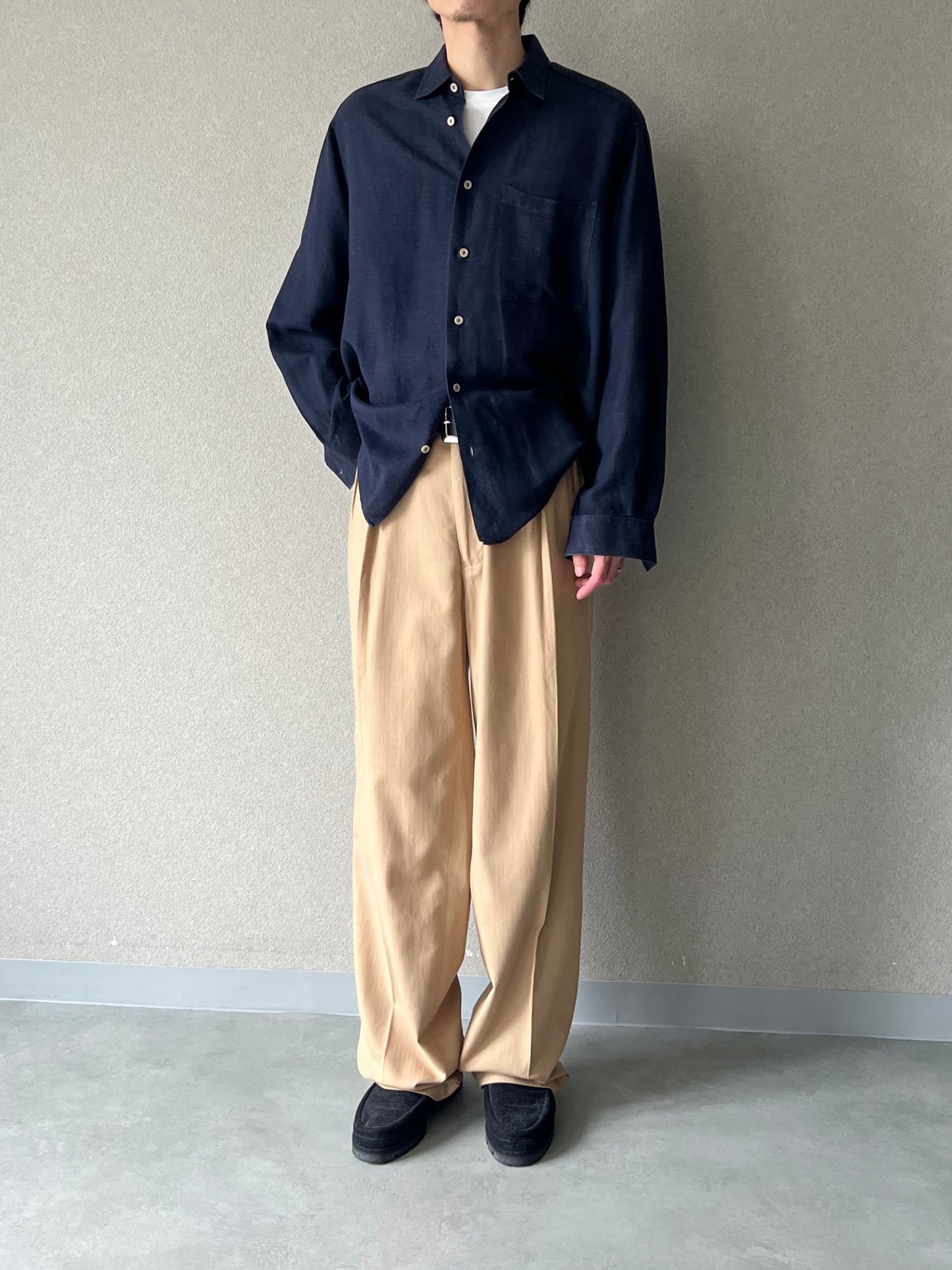 UNKNOWN irish linen shirt