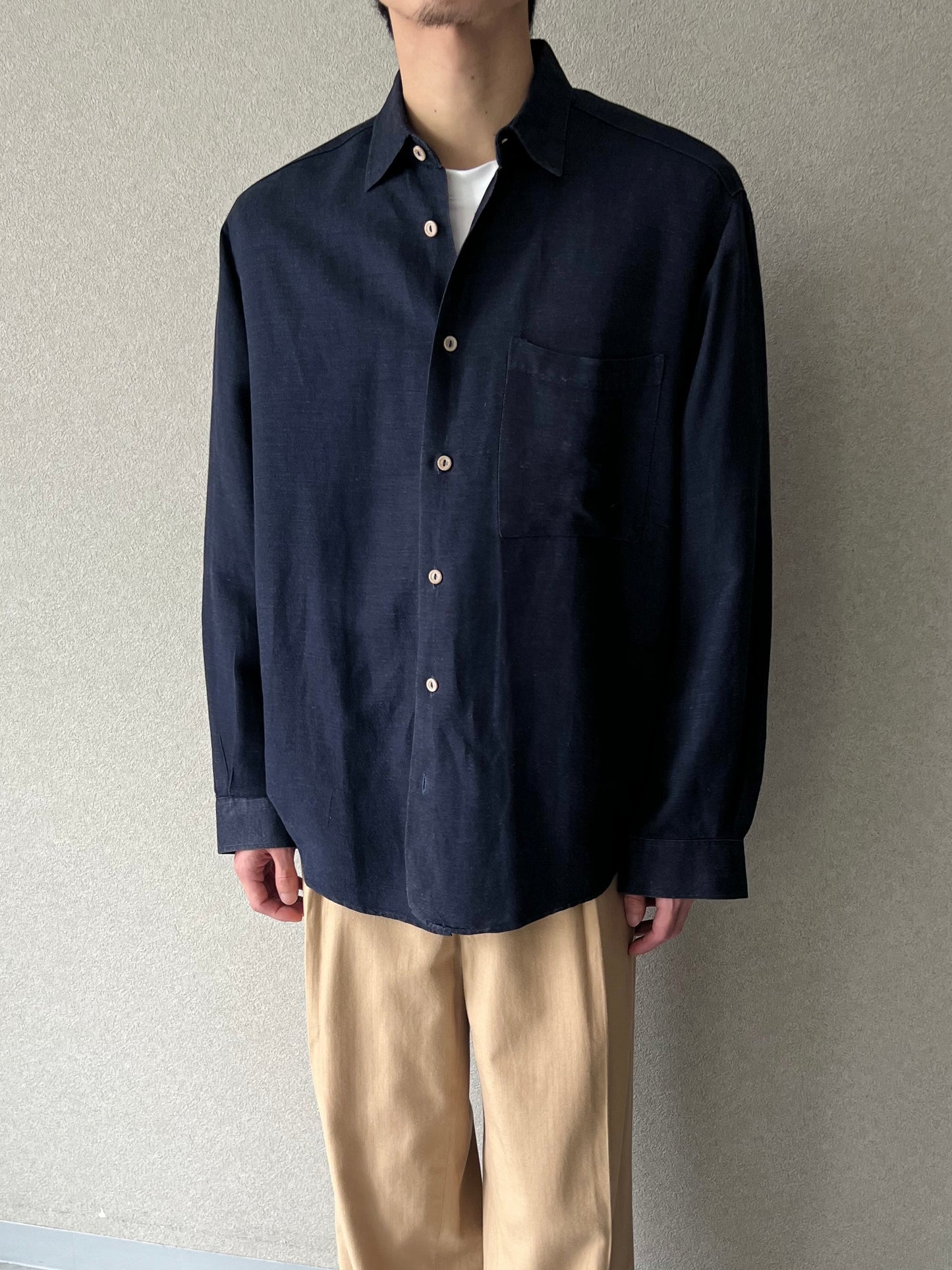 UNKNOWN irish linen shirt