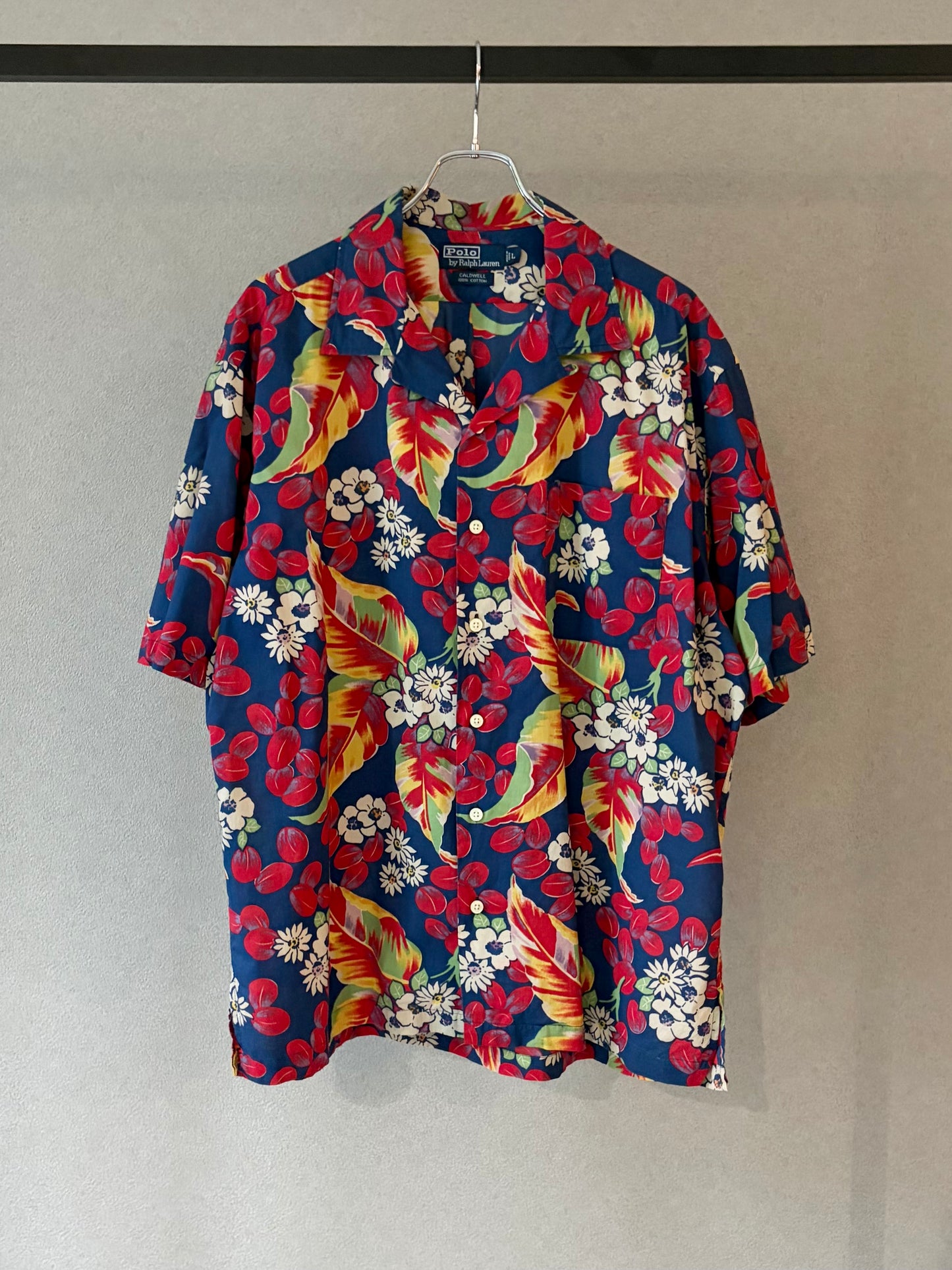 90's Polo Ralph Lauren open collar shirt "CALDWELL"