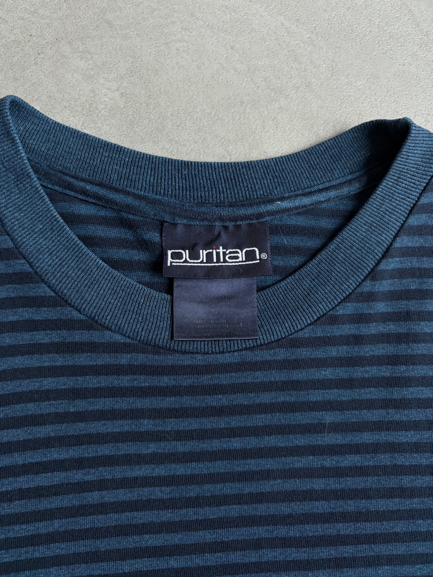 90's〜 puritan border t-shirt