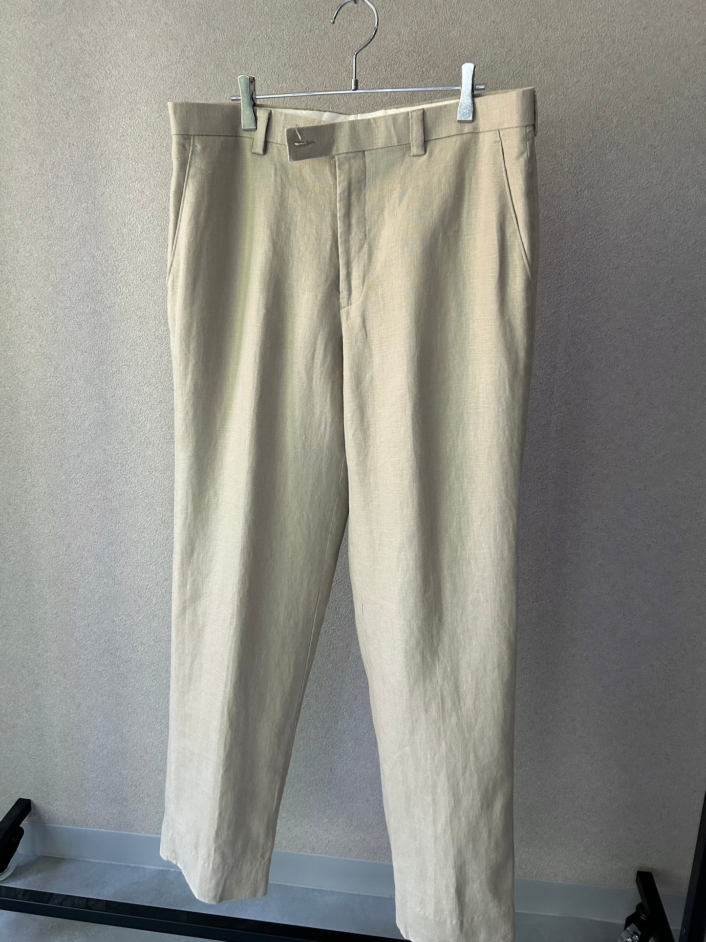 00's Calvin Klein linen slacks