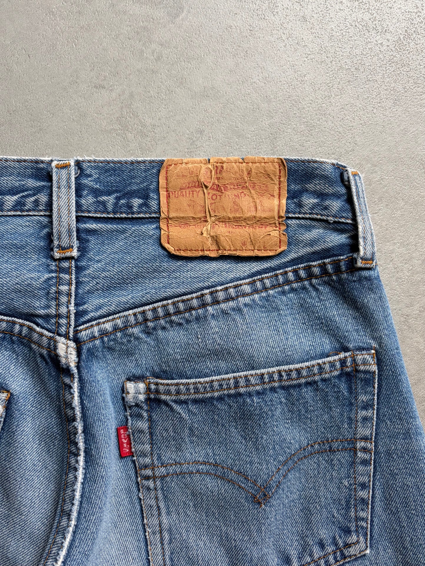 80's Levi’s 501 denim pants "RED LINE"