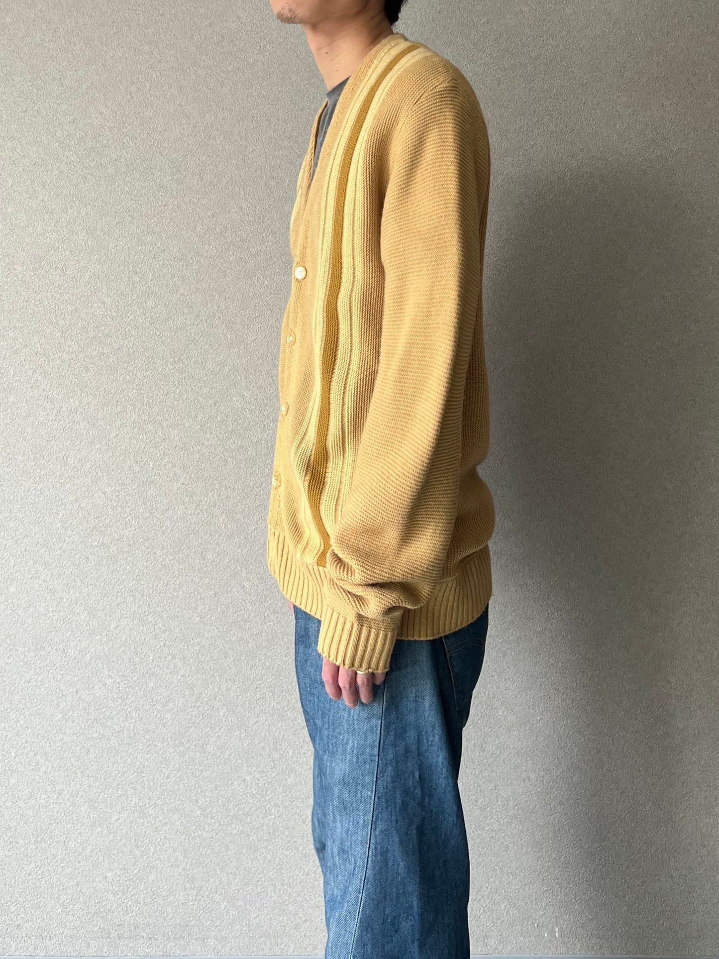 70's UNKNOWN kint cardigan