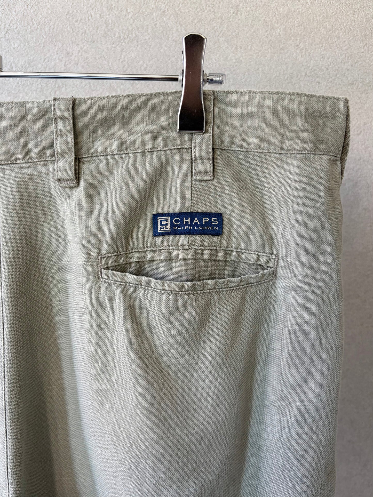 90's CHAPS linen×cotton shorts