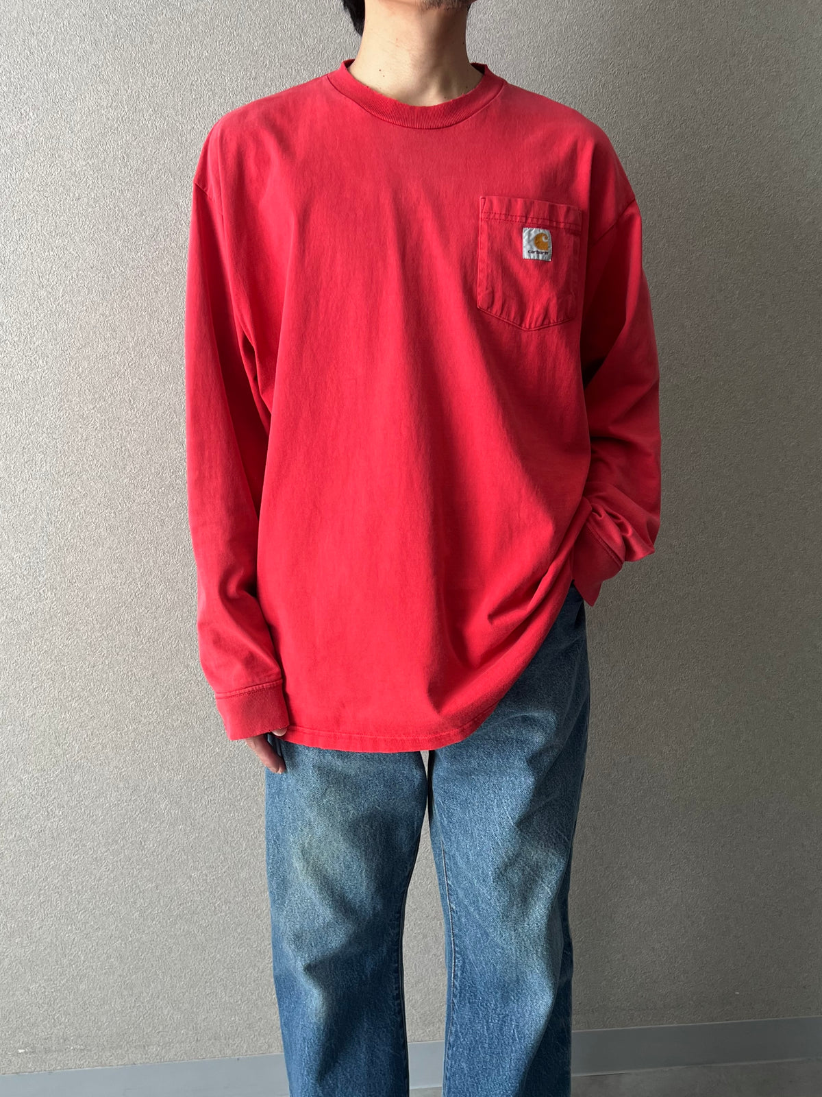 90's〜 carhartt L/S t-shirt