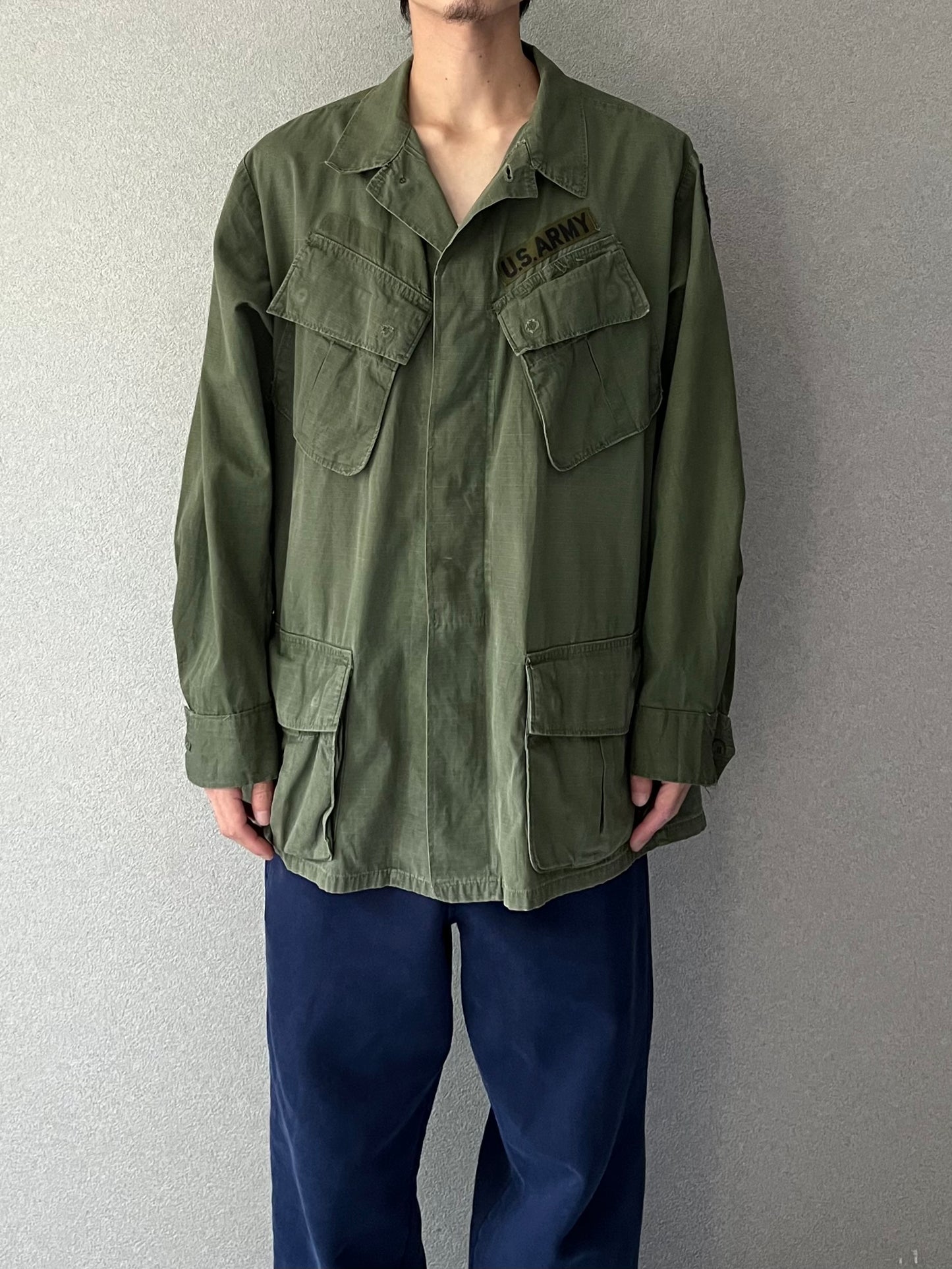 70's US.ARMY jungle fatigue jacket