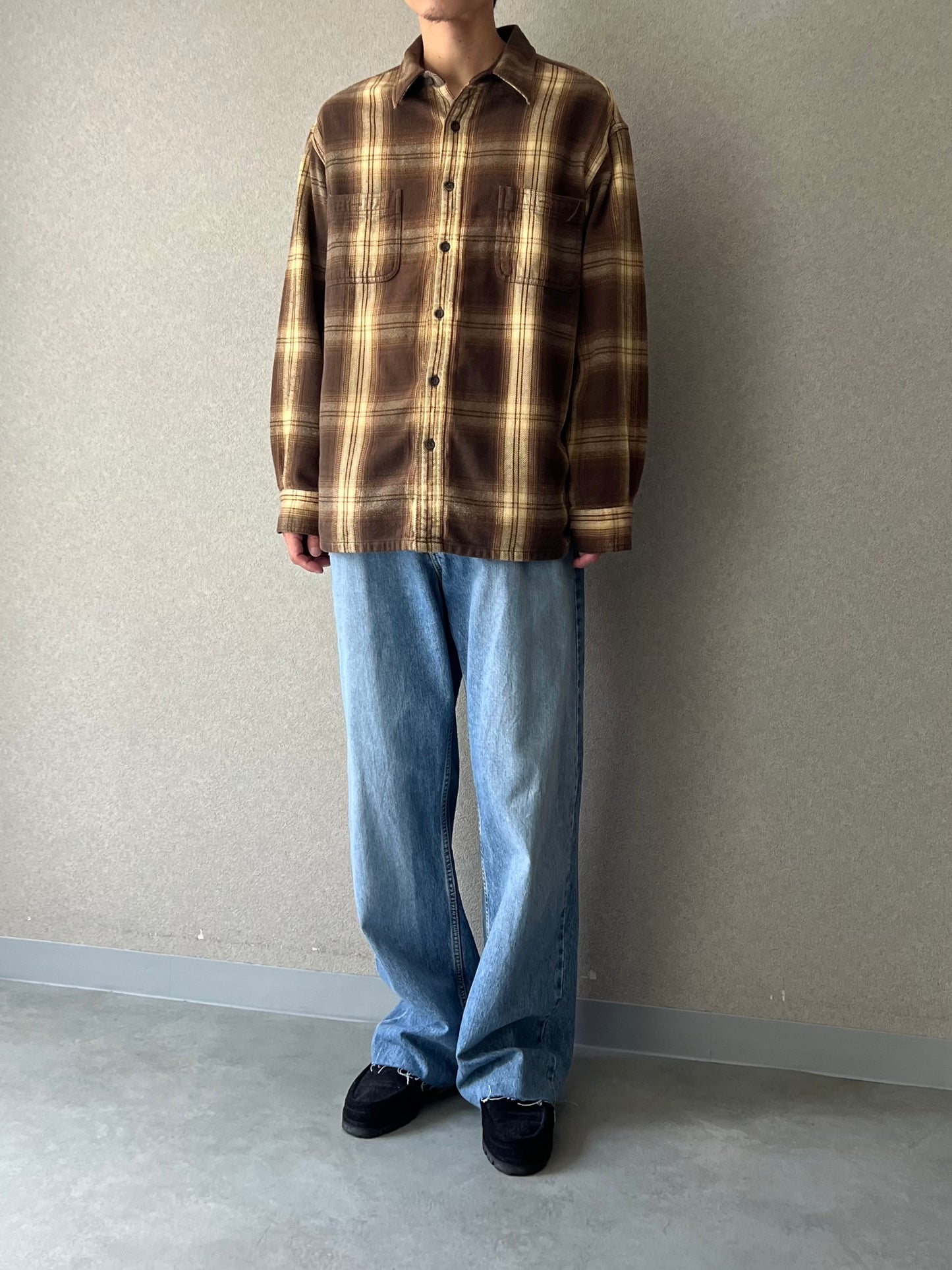 00's ST. JOHN’S BAY flannel shirt