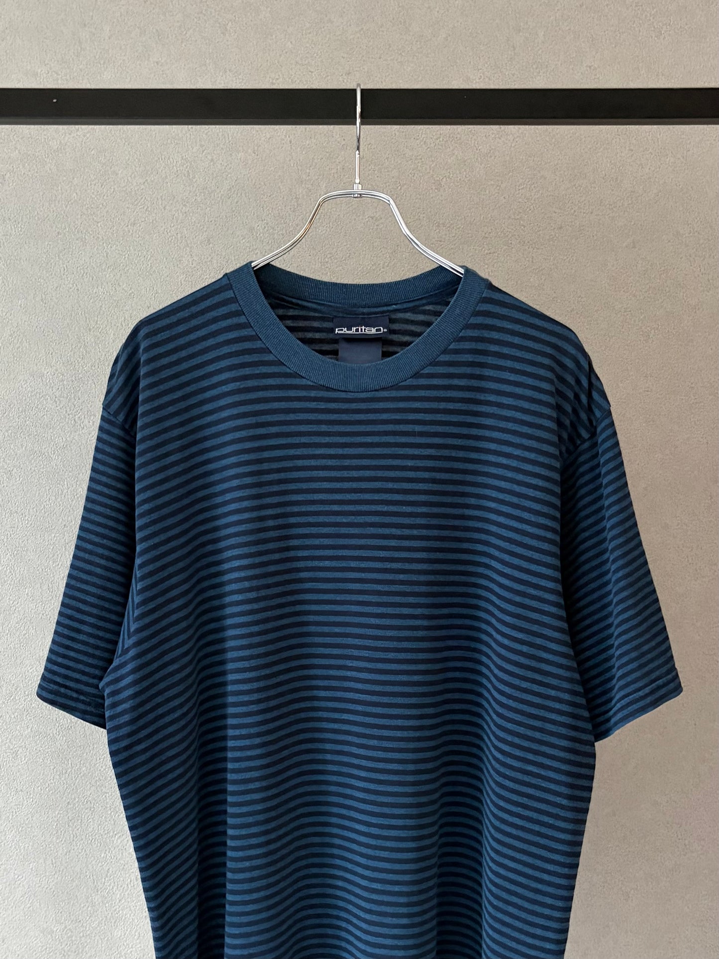 90's〜 puritan border t-shirt