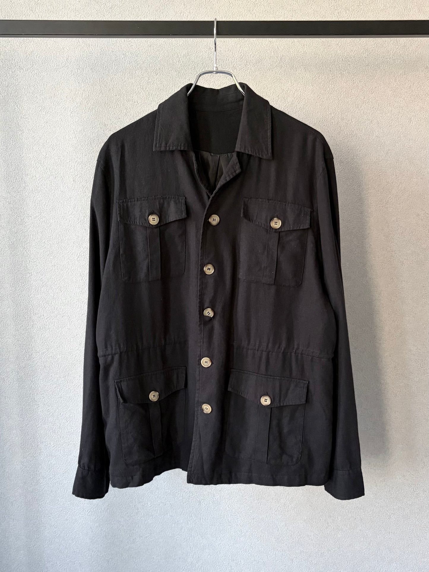 80's〜 UNKNOWN linen safari style jacket