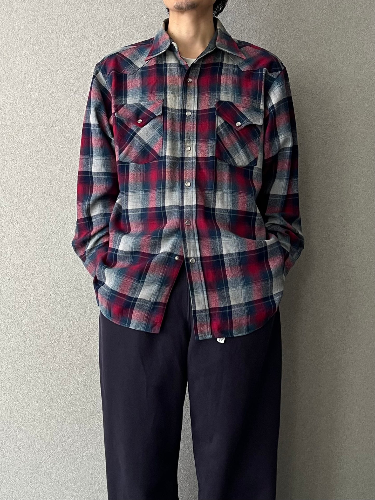 90's PENDLETON western wool shirt "Made in USA"