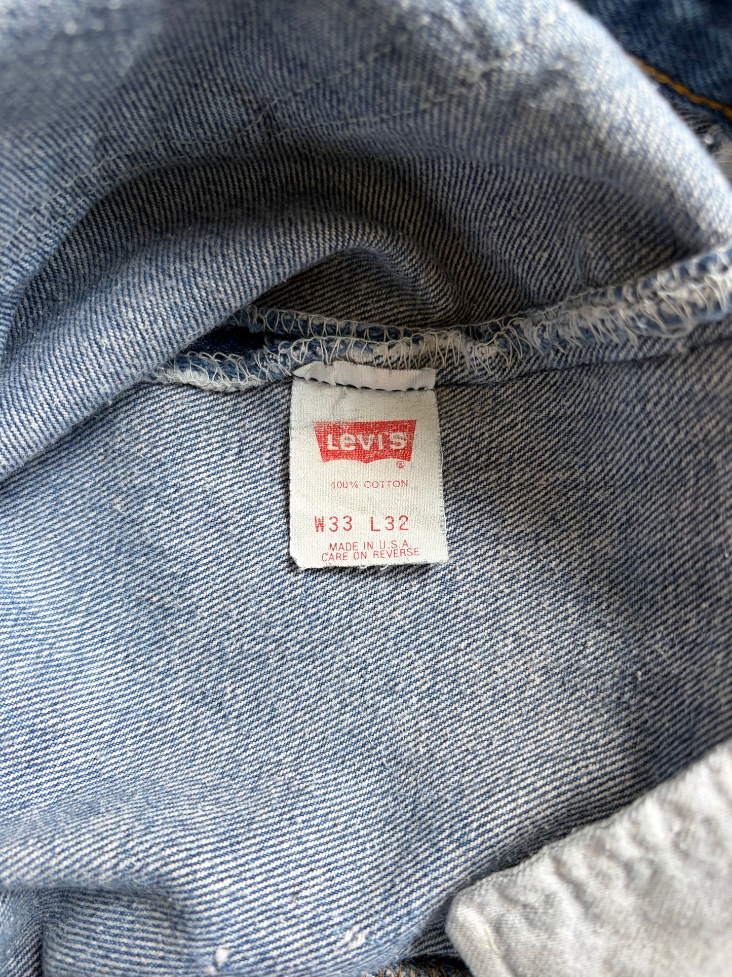 80's Levi's 501 denim pants "Made in USA"