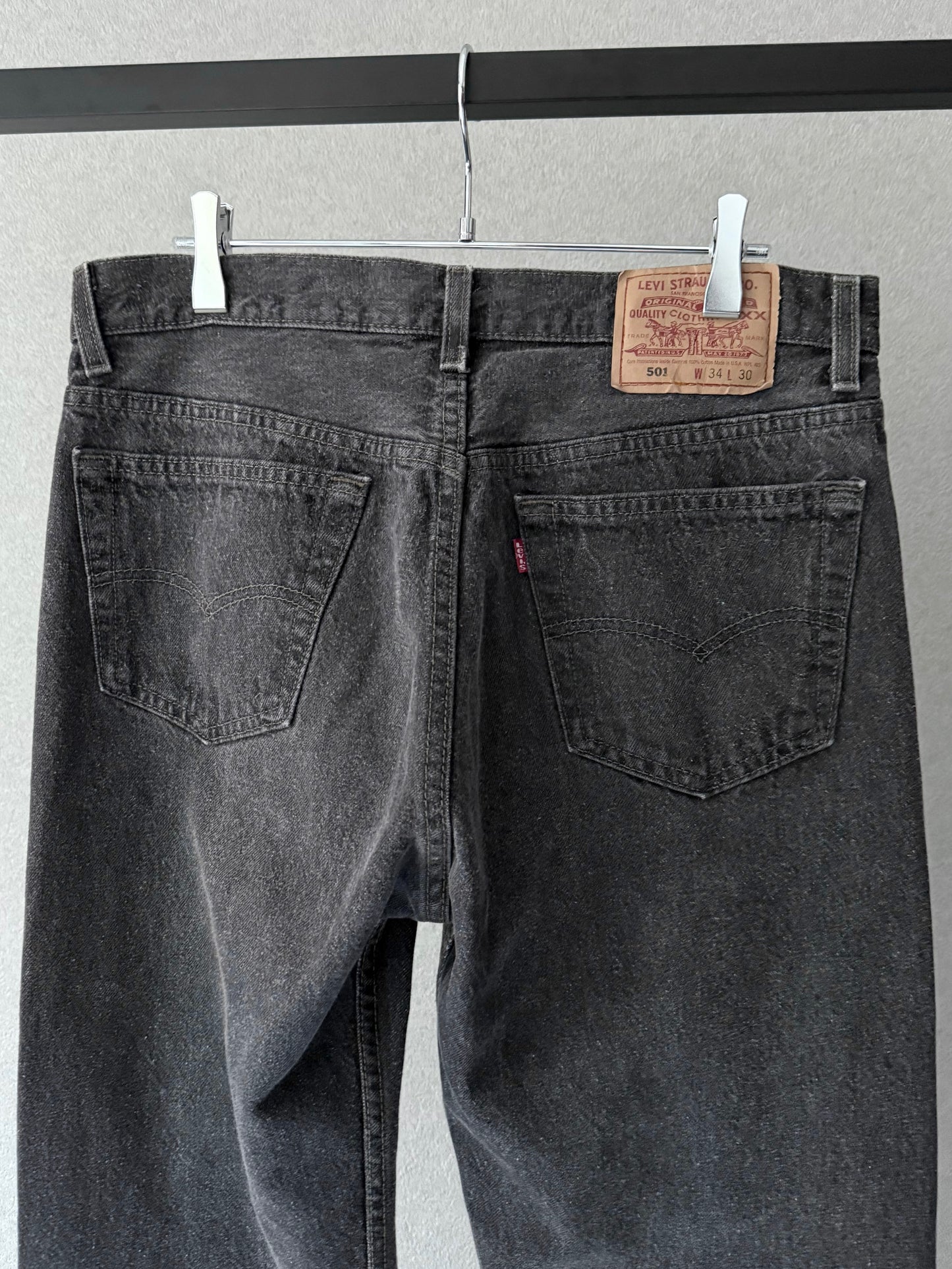 90's Levi's 501 yarn dyed denim pants "Made in USA"