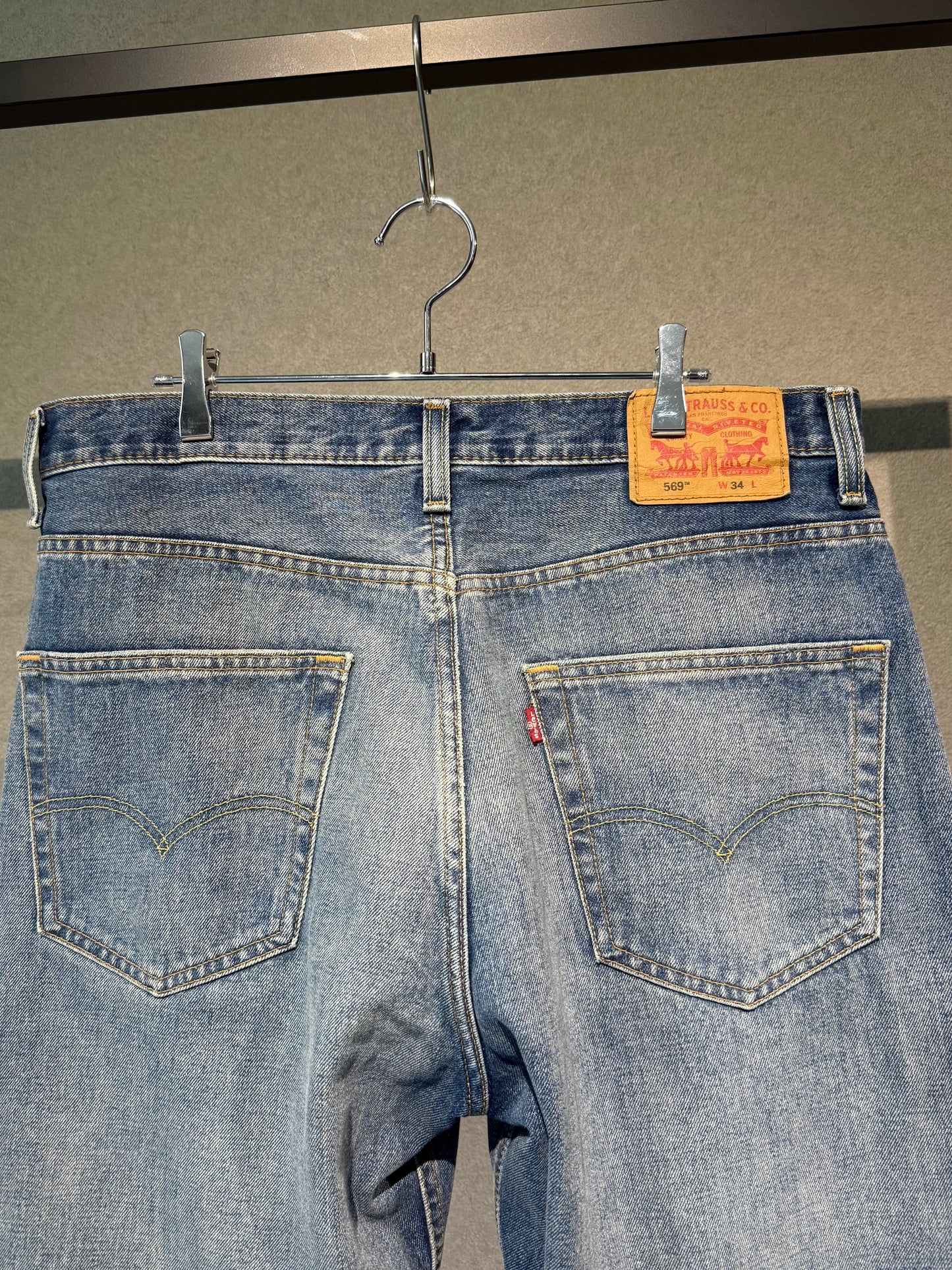 00's Levi's 569 denim shorts