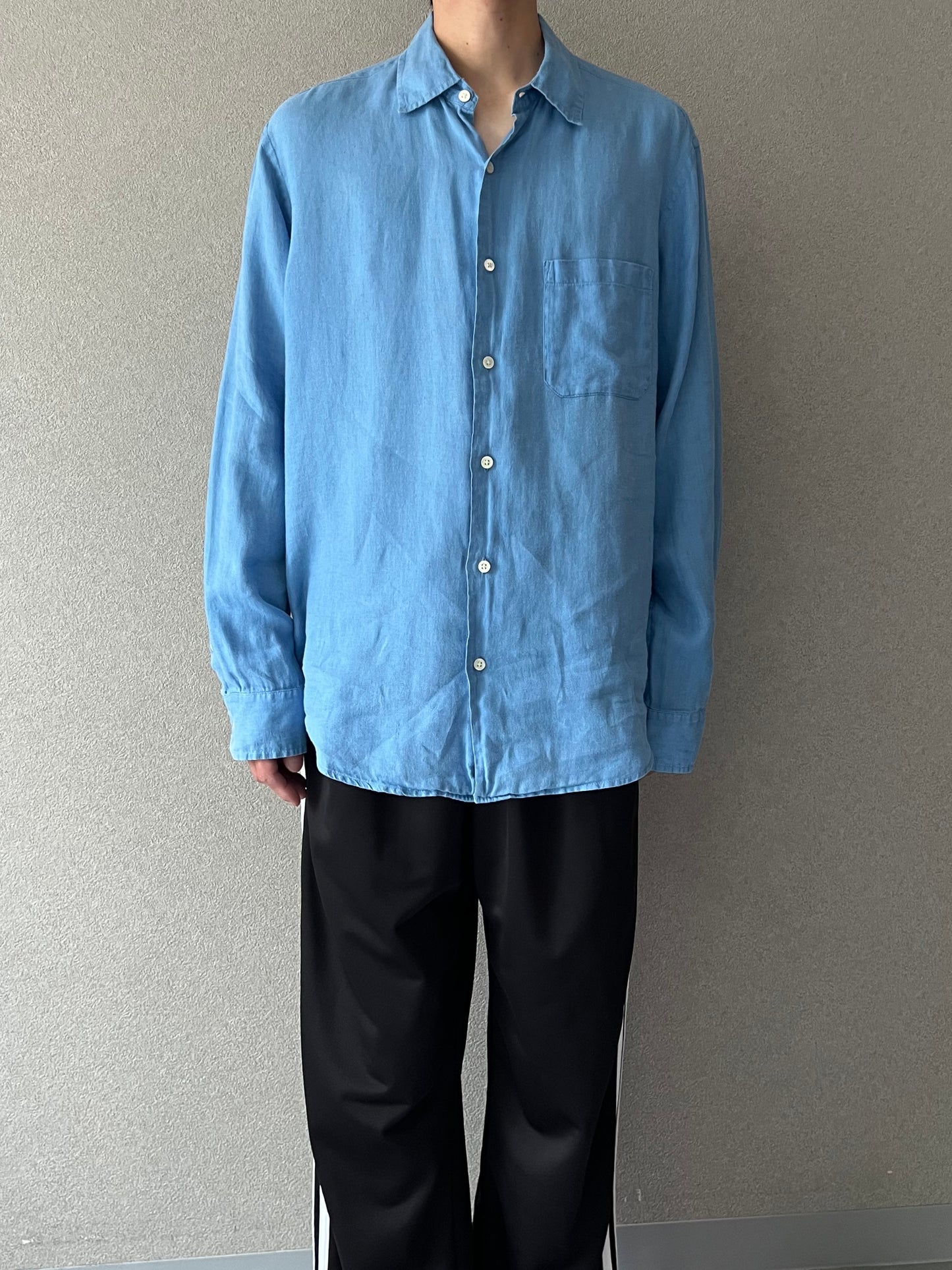 00's BANAN REPUBLIC linen shirt