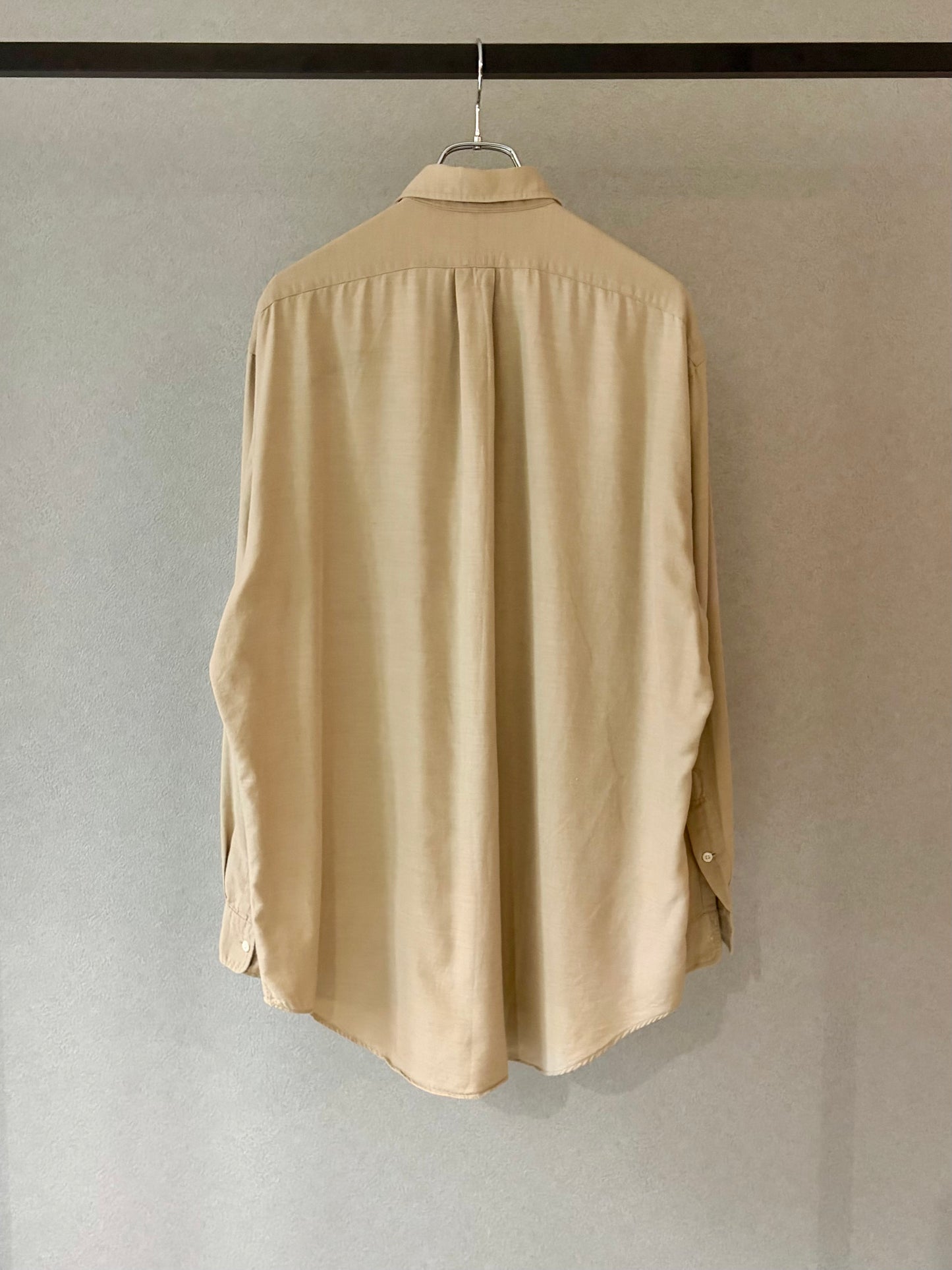 80's〜 Polo Ralph Lauren wool × cotton shirt