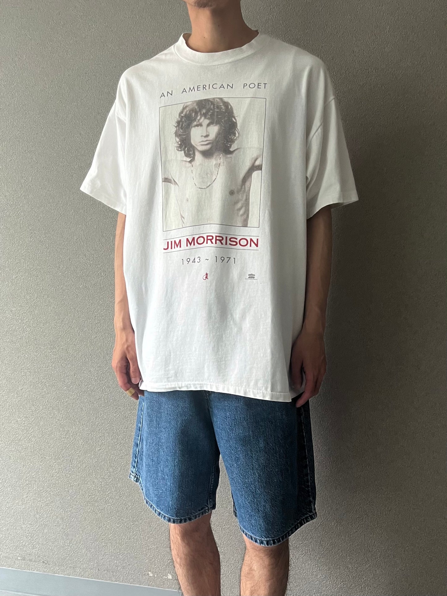 90's JIM MORRISON music t-shirt "Made in USA"