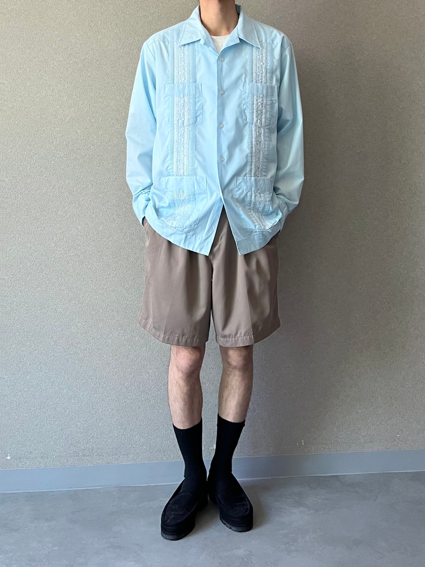 80's ROMANI guayabera shirt