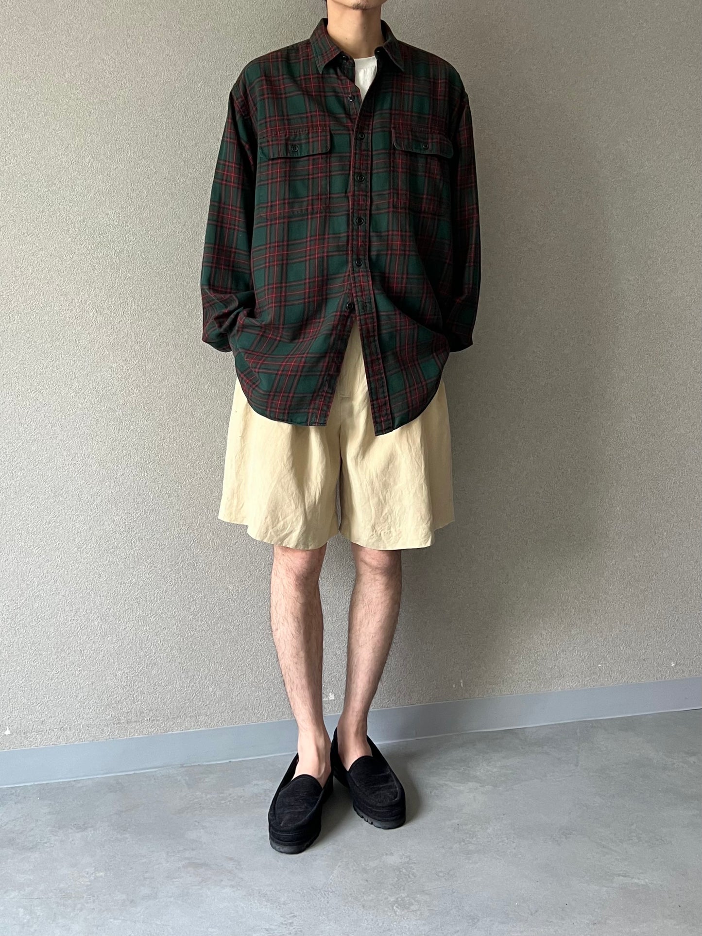 90's Polo Ralph Lauren cotton×wool shirt "WHITFEILD"