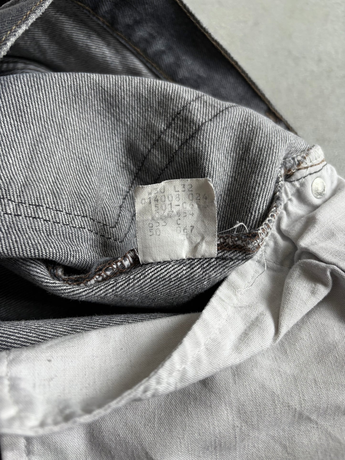 80's Levi's 501 denim pants "Yarn dyed"