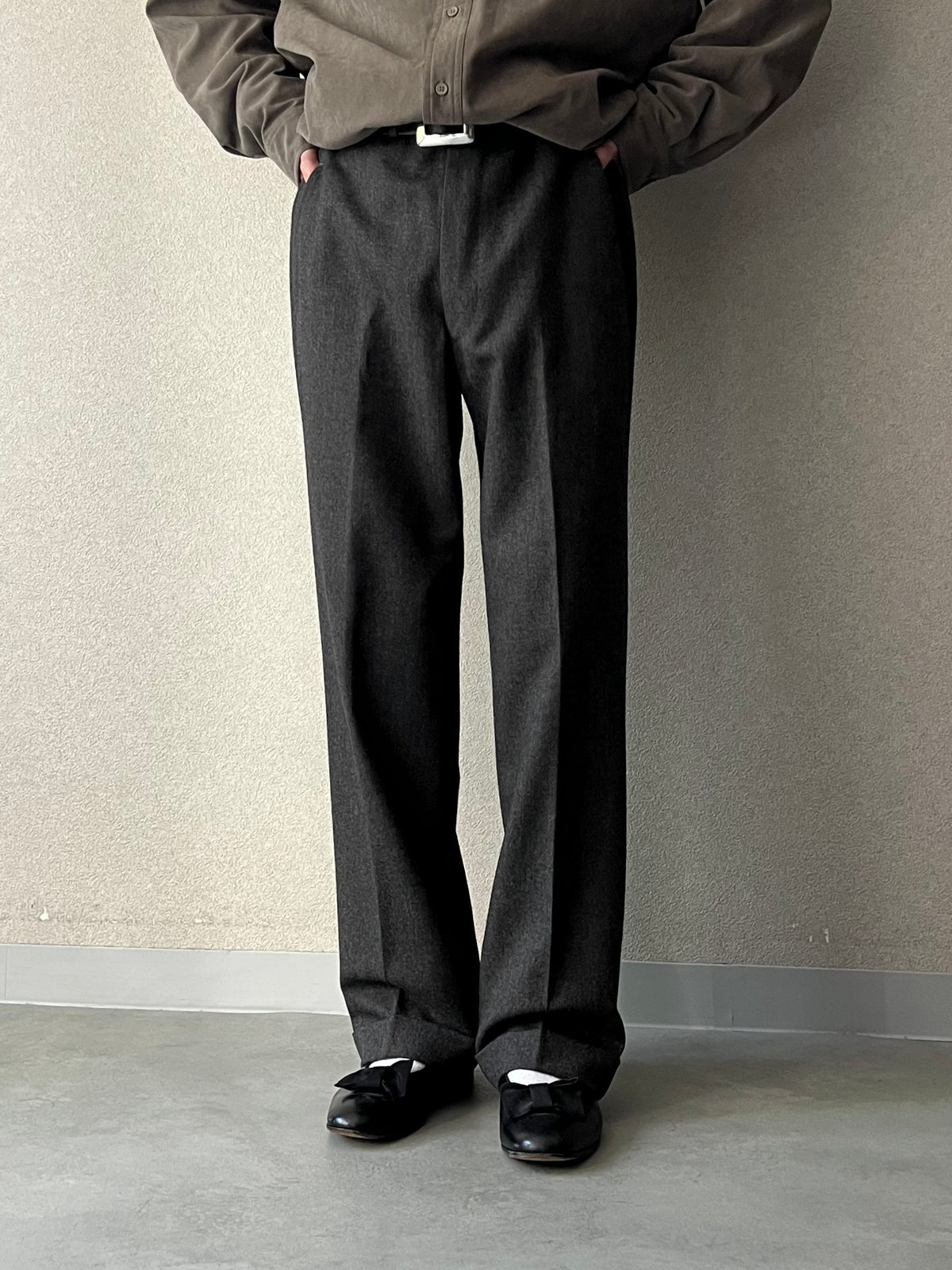 80's Brooks Brothers wool flannel slacks "Made in USA"