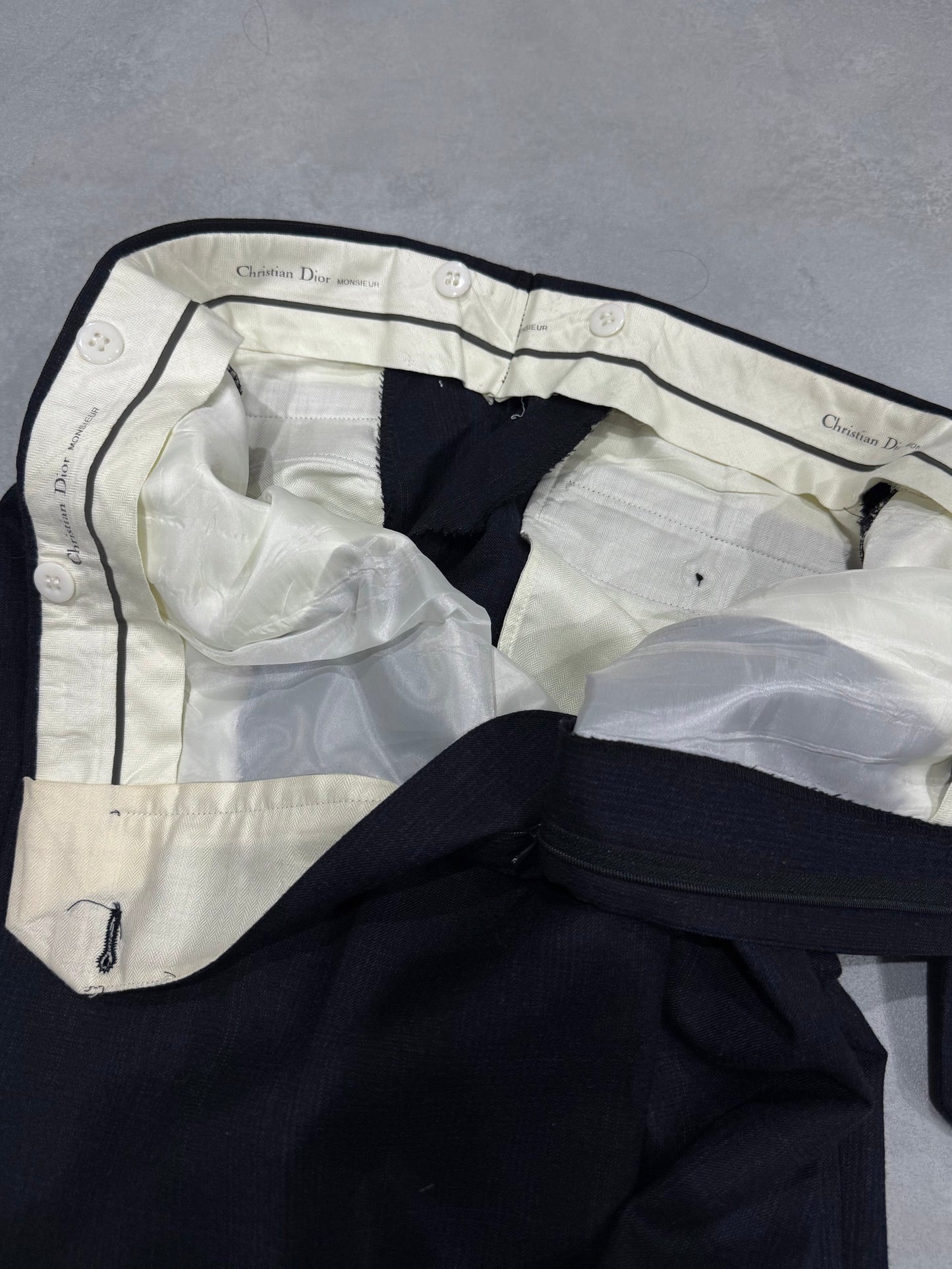 90's Chistian Dior wool flannel slacks