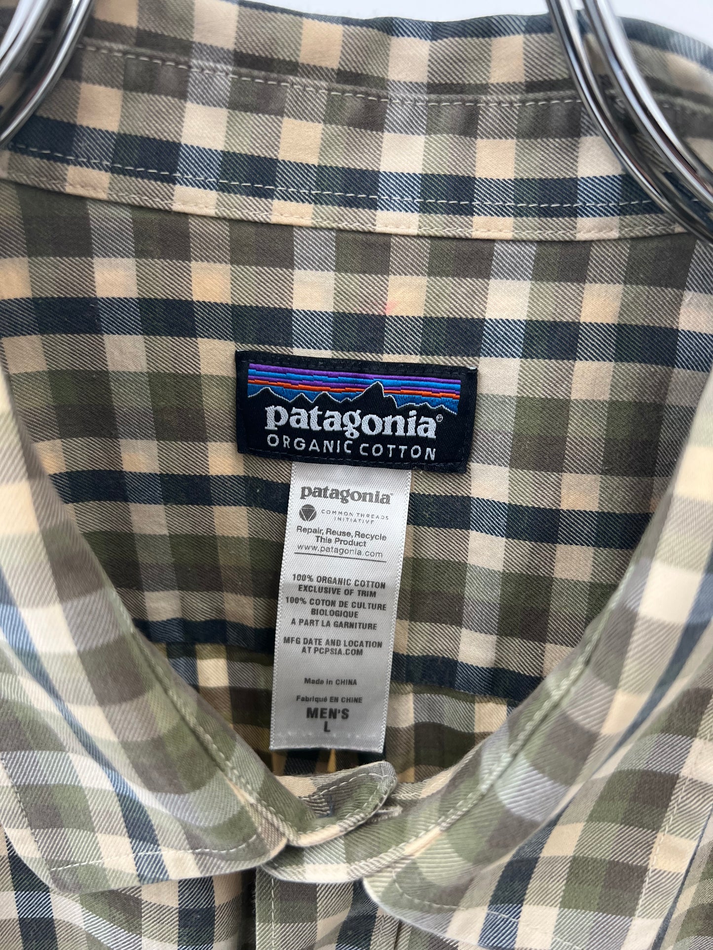 00's patagonia flannel shirt