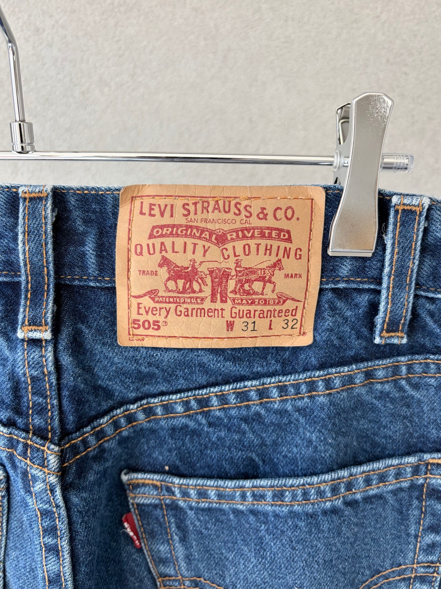 90's Levi's 505 denim pants "Made in USA"
