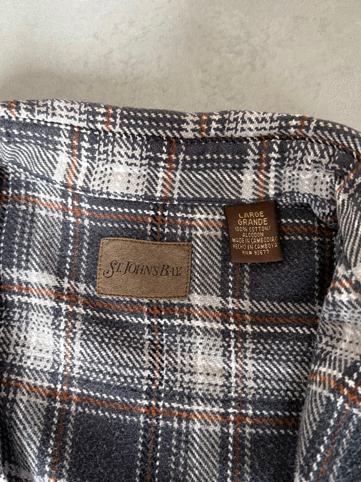 00's ST.JHON'S BAY flannel shirt