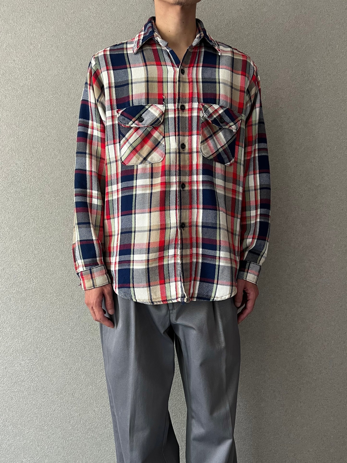 70's〜 FIVE BROTHER flannel shirt "Made in USA"