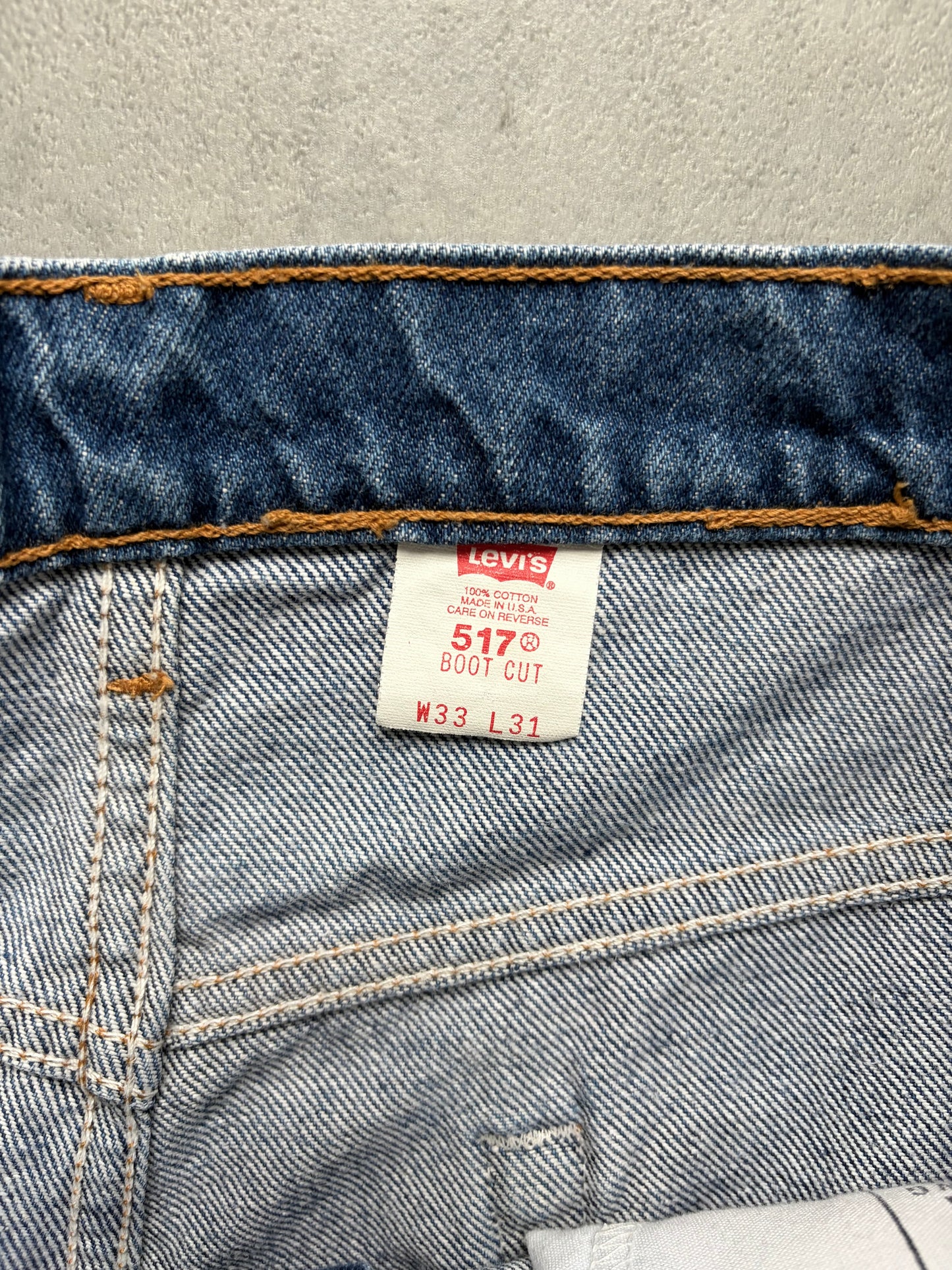 90's Levi's 517 denim pants "Made in USA"
